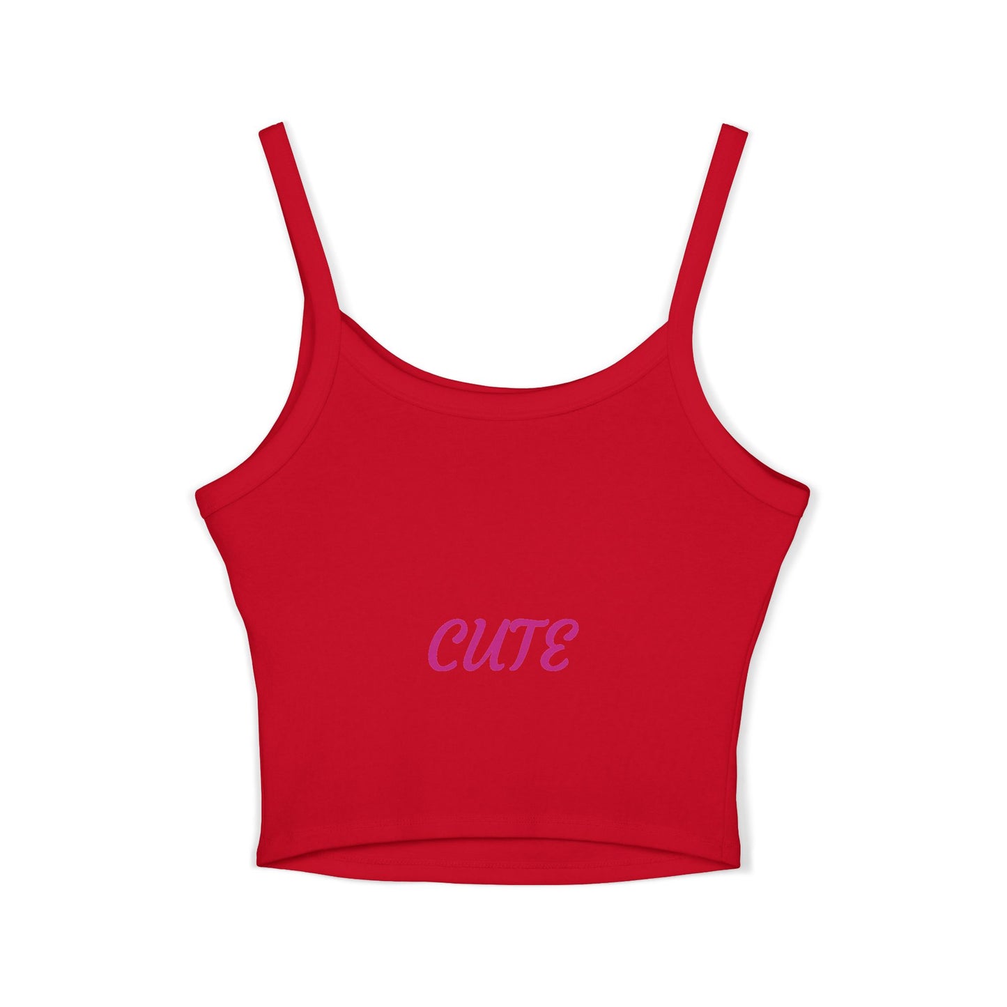 Princess Grace Cute Bear Graphic Women's Spaghetti Strap Tank Top