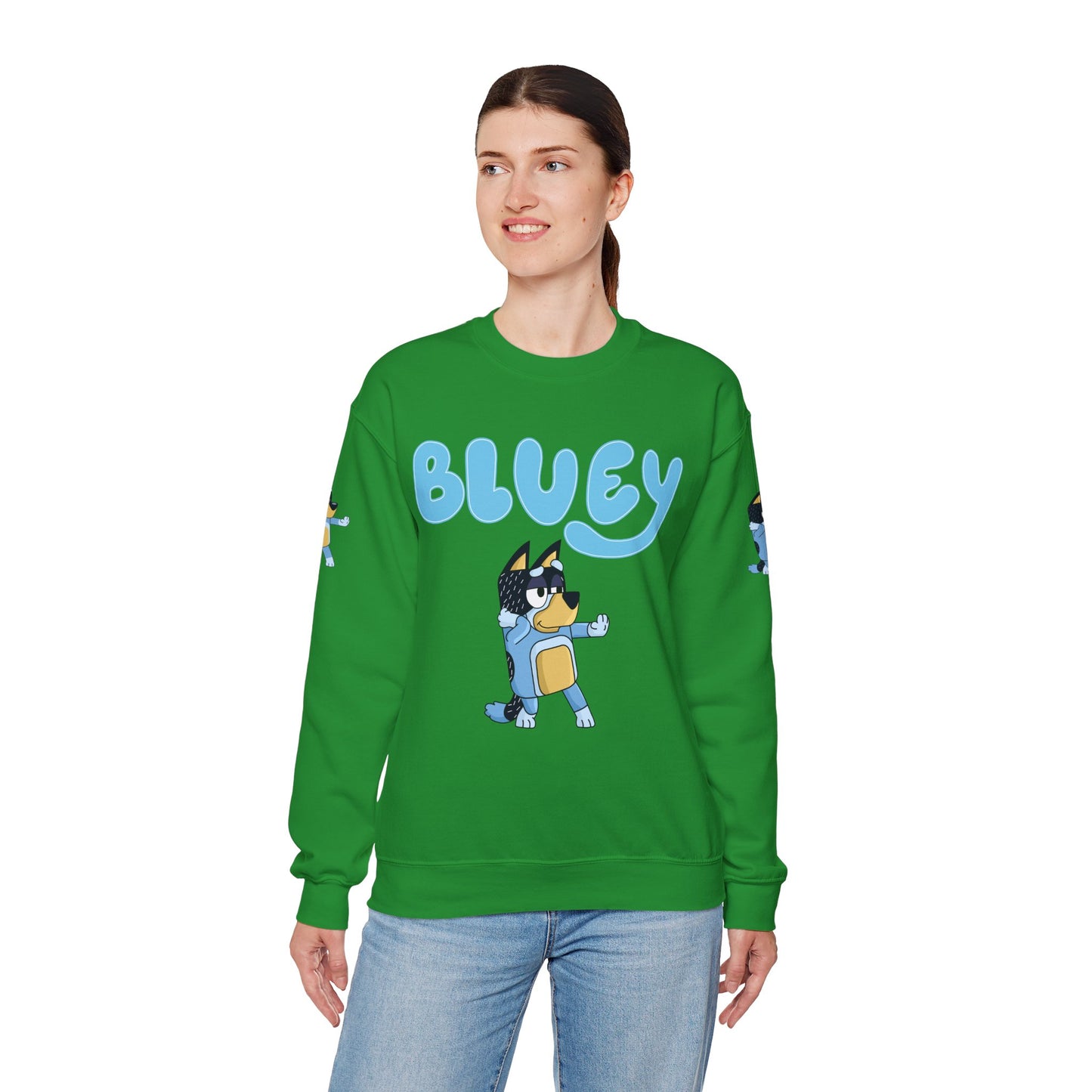 Princess Grace Bluey Character Unisex Crewneck Sweatshirt Cozy and Fun