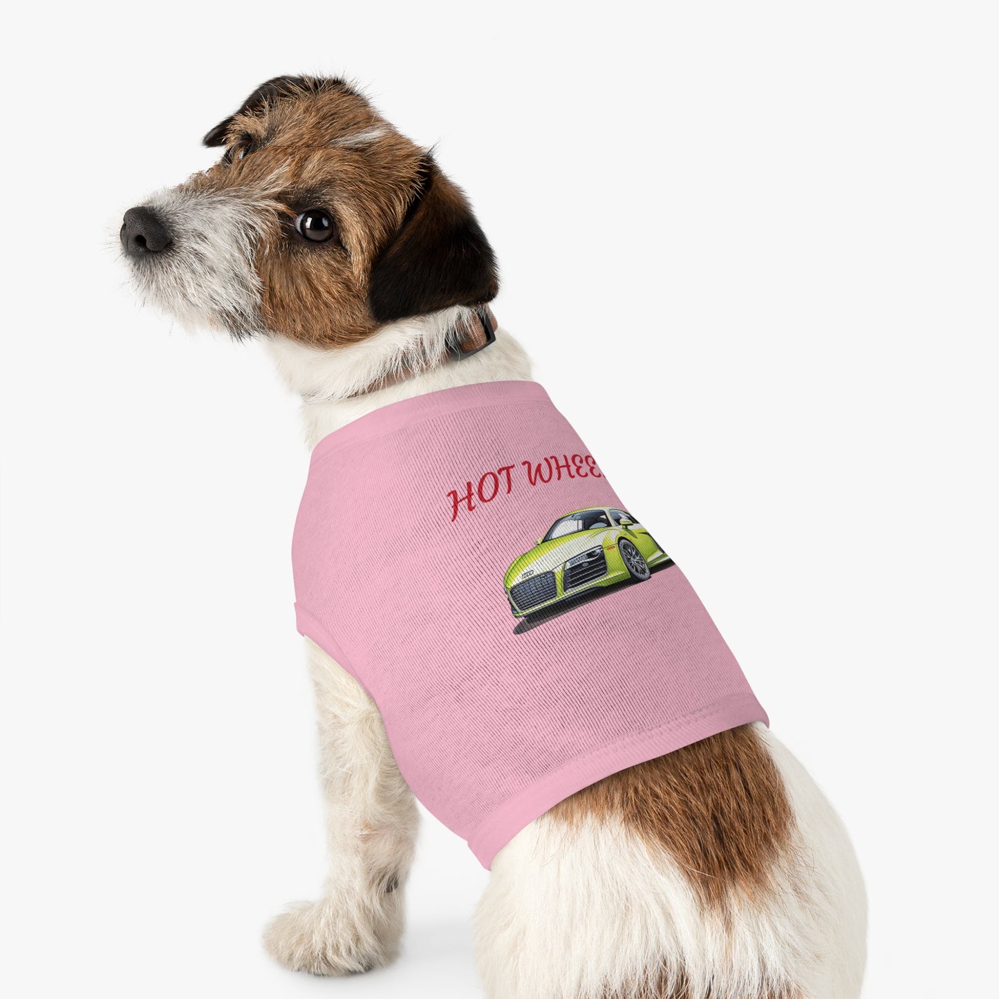 Princess Grace Hot Wheels Pet Tank Top Stylish Car Theme for Dog Lovers