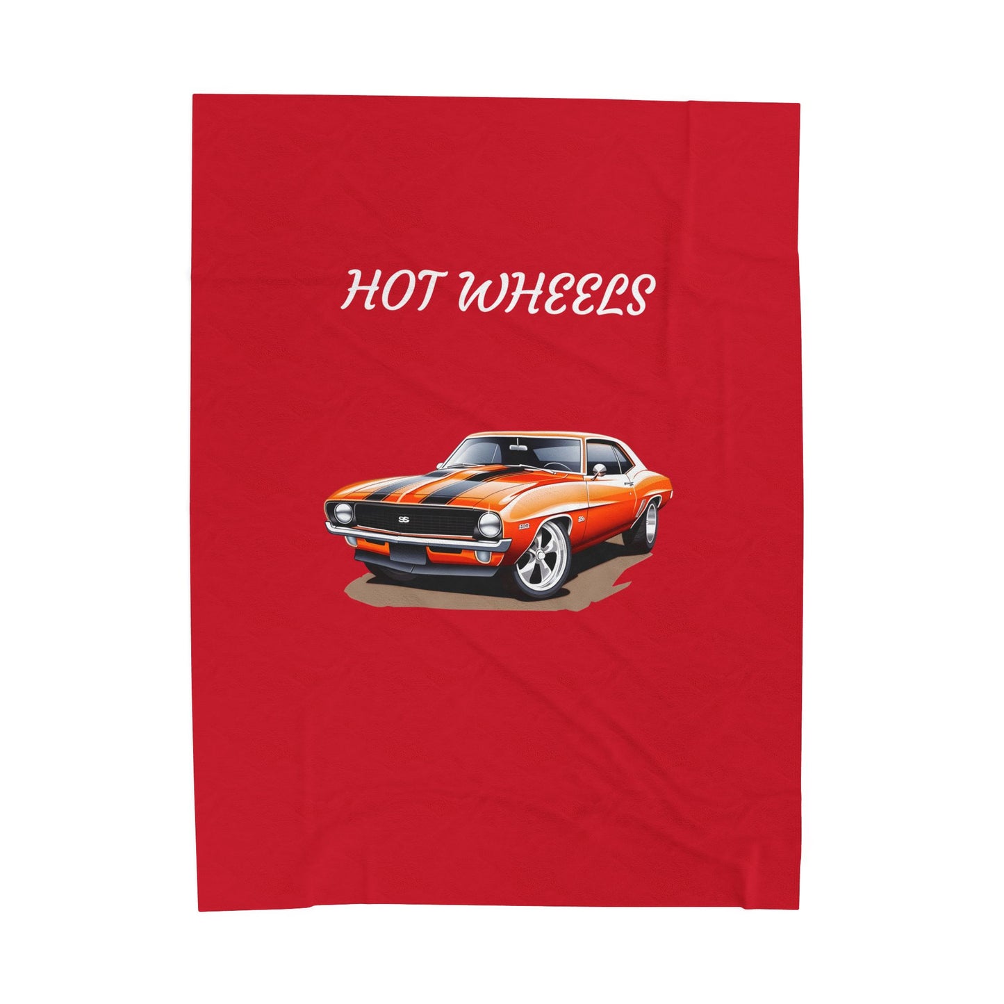 Princess Grace Hot Wheels Velveteen Plush Blanket Cozy Car Throw for Racing Fans