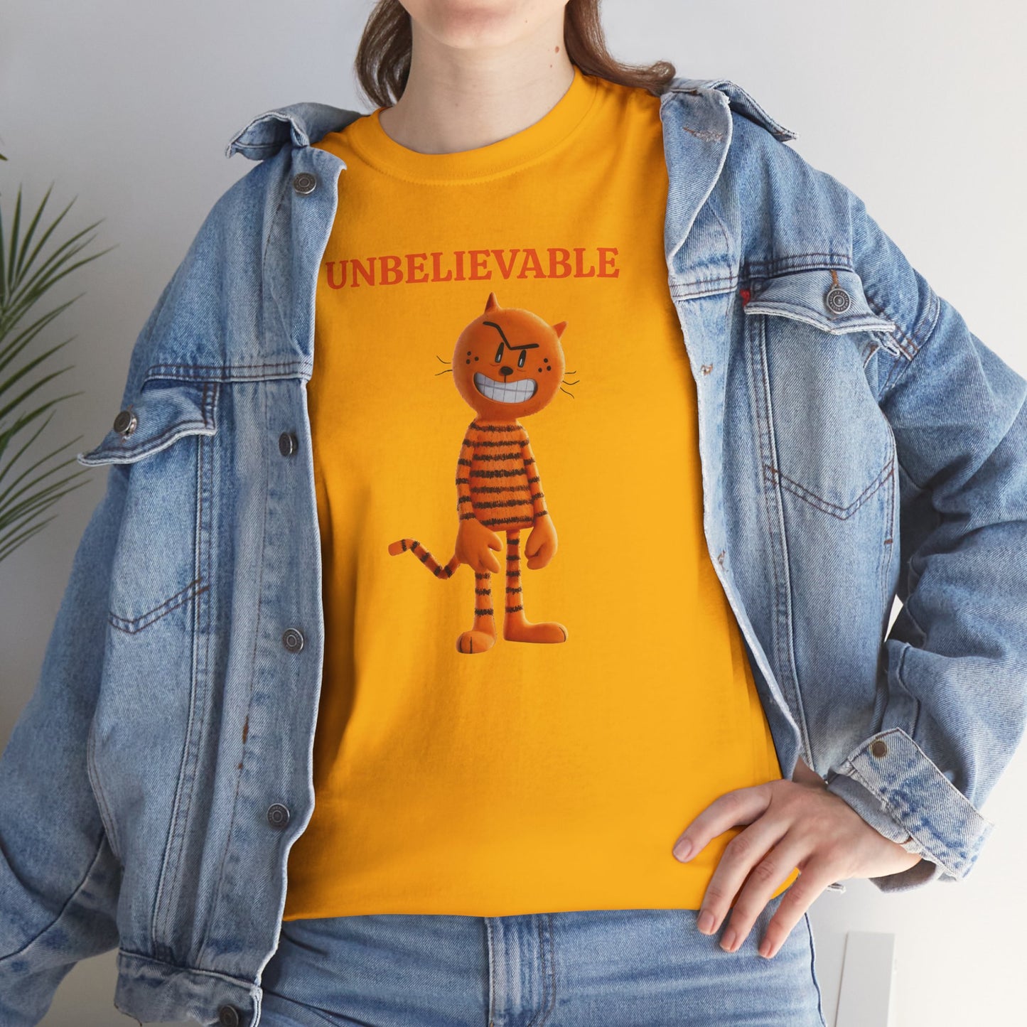 Princess Grace Unbelievable Cat Graphic Unisex Heavy Cotton Tee