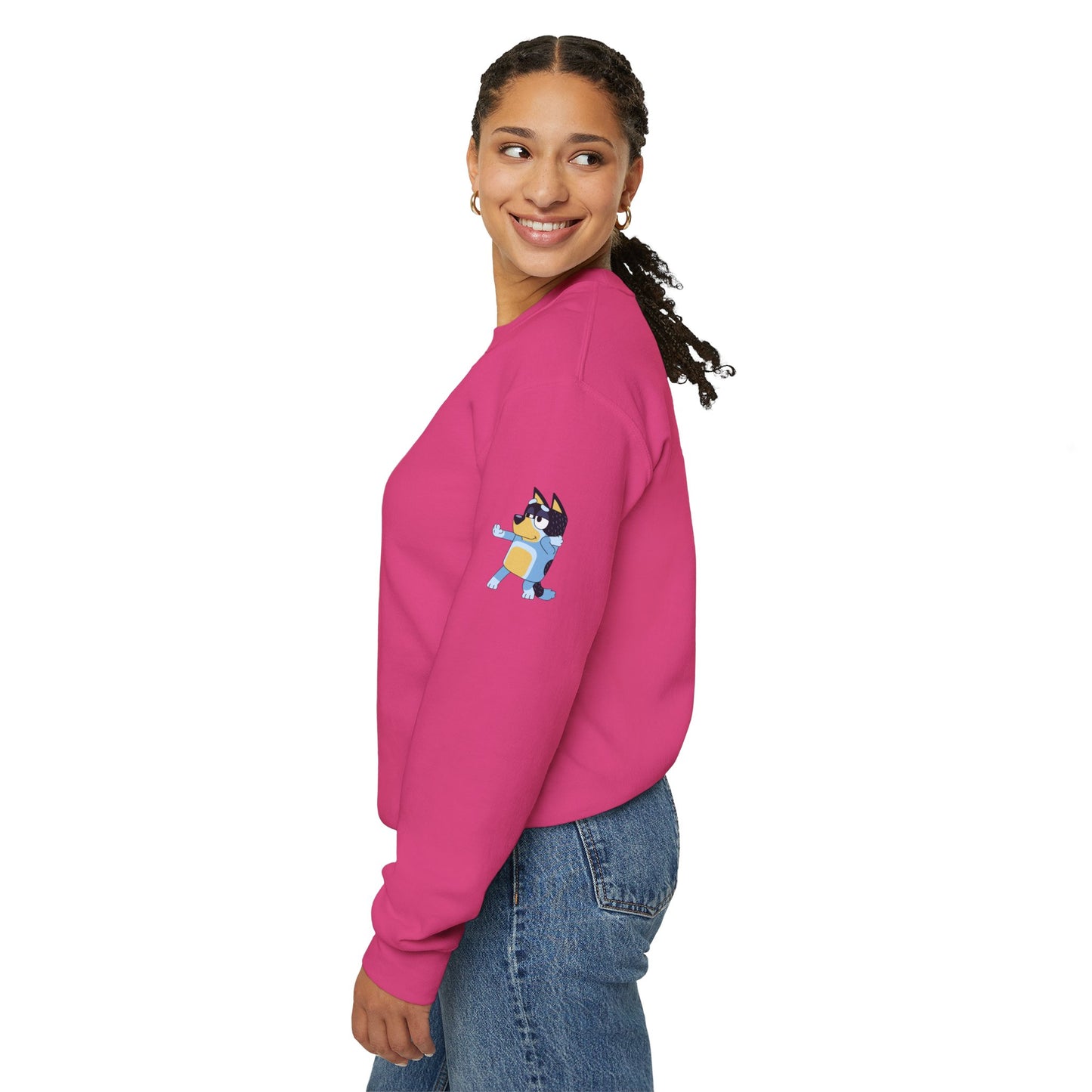 Princess Grace Bluey Friends Inspired Unisex Heavy Blend Crewneck Sweatshirt Cozy Cartoon Vibes