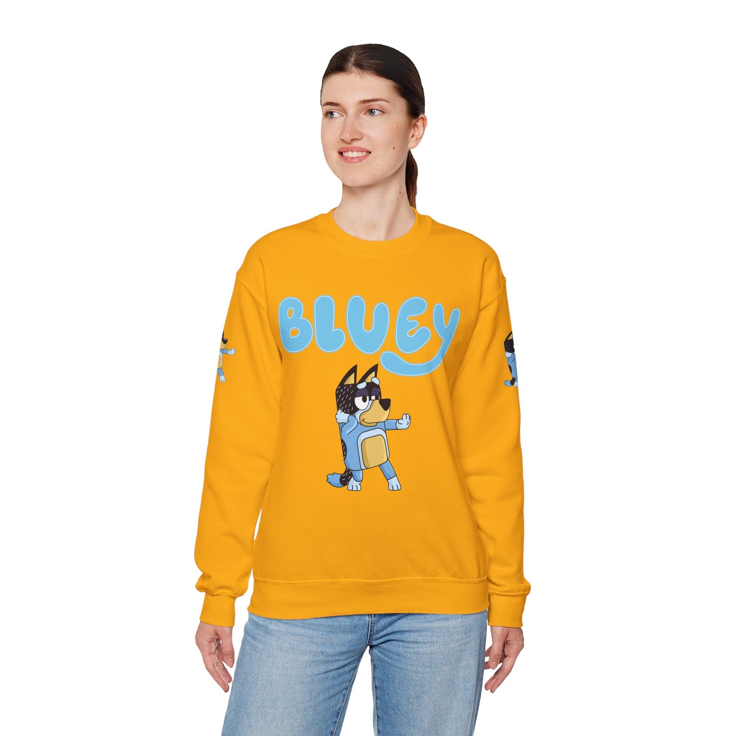 Princess Grace Bluey Character Unisex Crewneck Sweatshirt Cozy and Fun