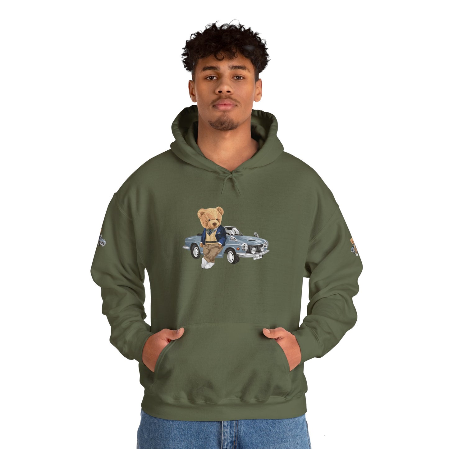 Princess Grace Luxury Bear Hoodie Chic & Cozy Unisex Sweatshirt