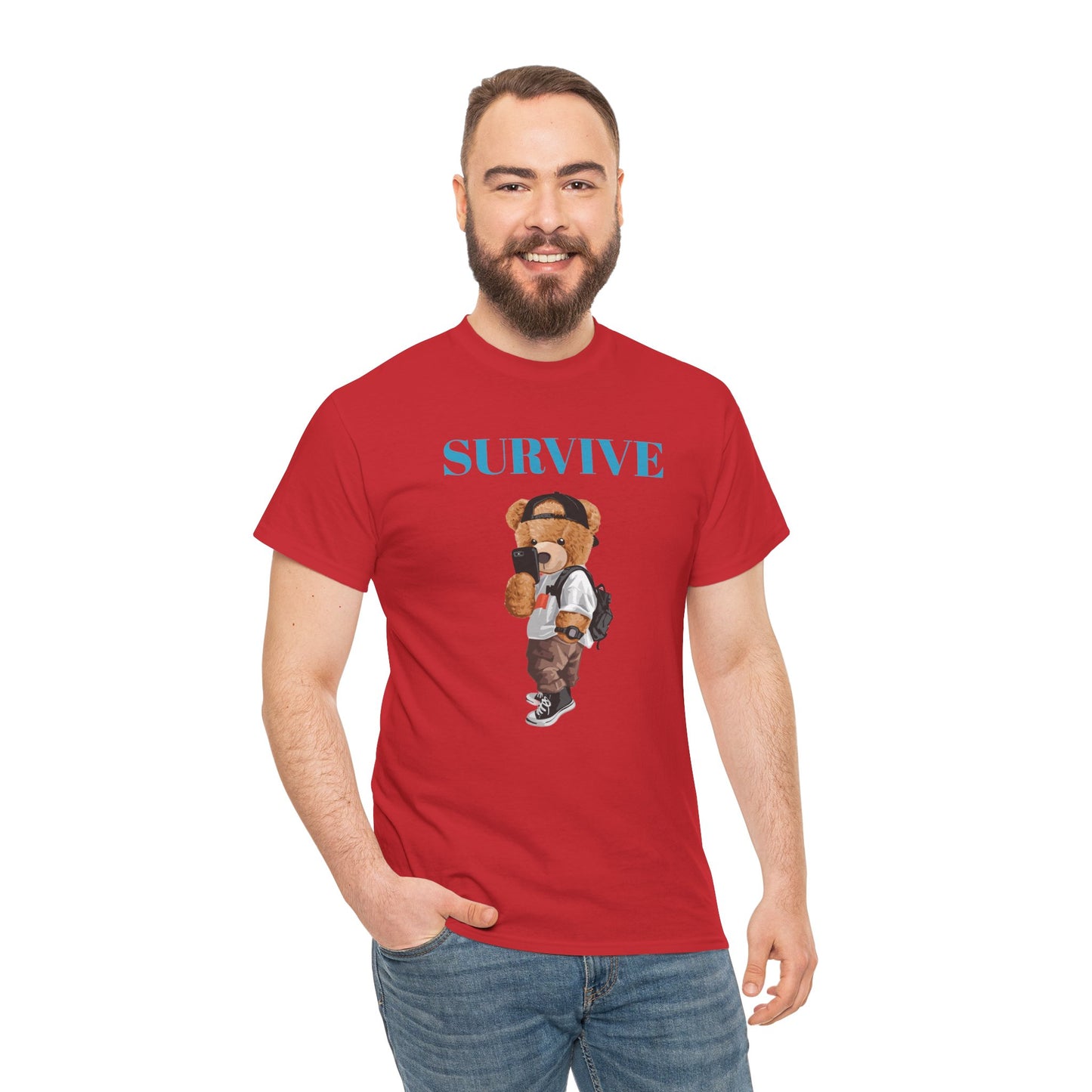 Princess Grace Survive Graphic Unisex Heavy Cotton Tee Stylish Casual Wear