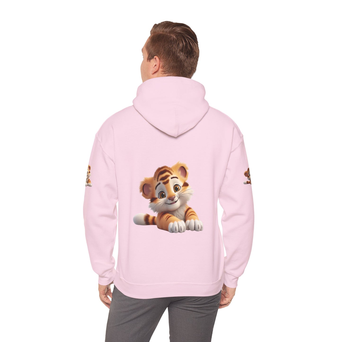 Princess Grace Cute Tiger Design Unisex Heavy Blend Hooded Sweatshirt