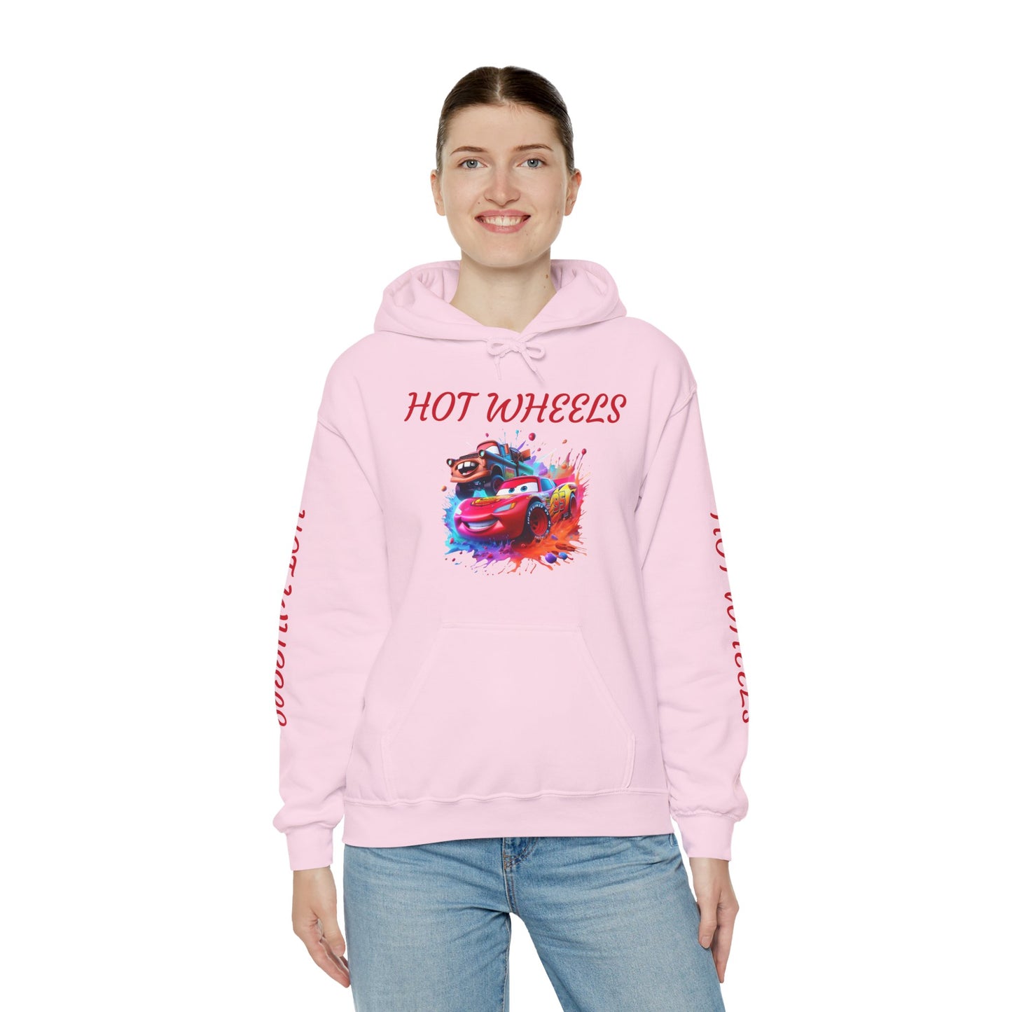 Princess Grace Hot Wheels Unisex Hoodie Retro Racing Design for Kids and Car Enthusiasts