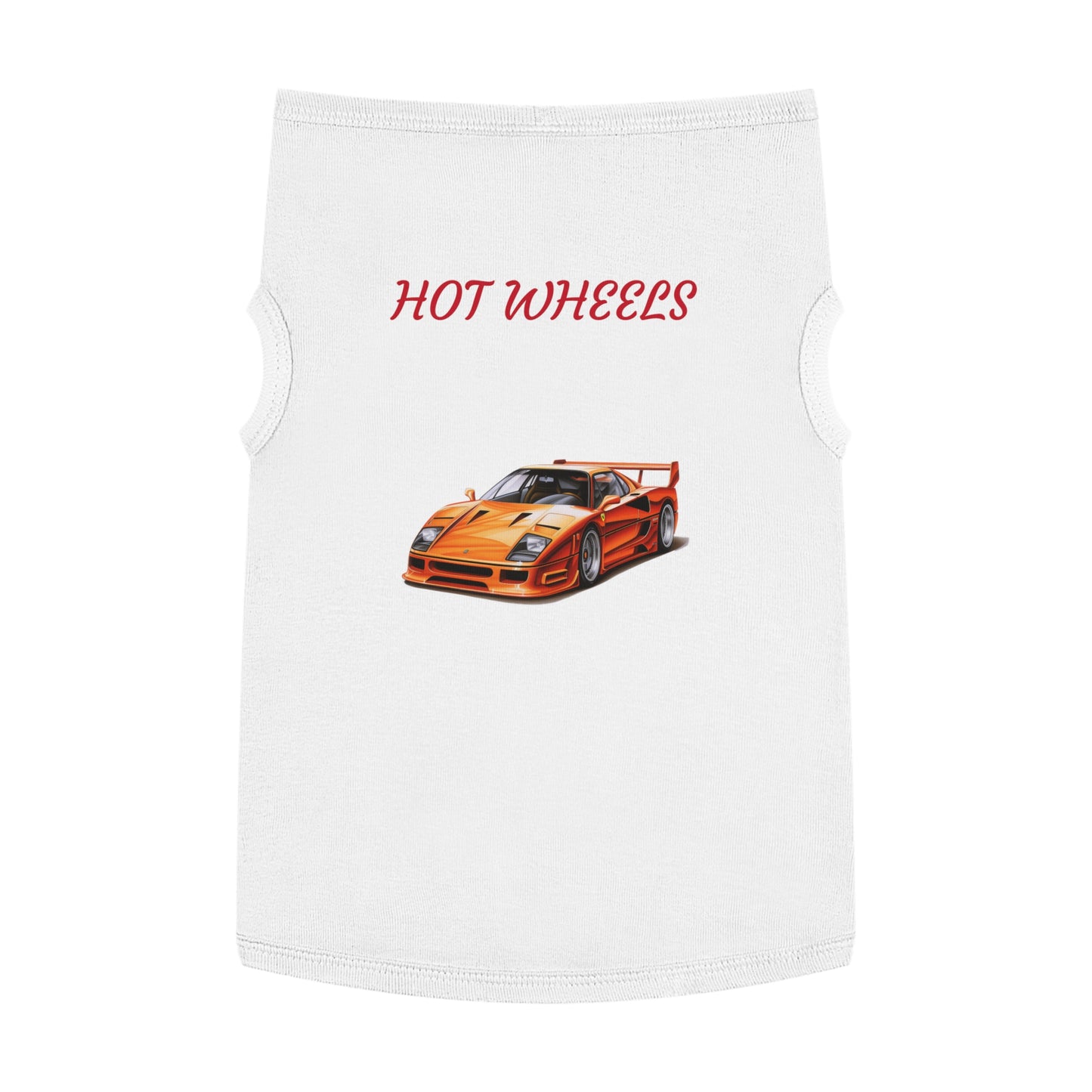Princess Grace Hot Wheels Cool Car Pet Tank Top Design for Stylish Pets