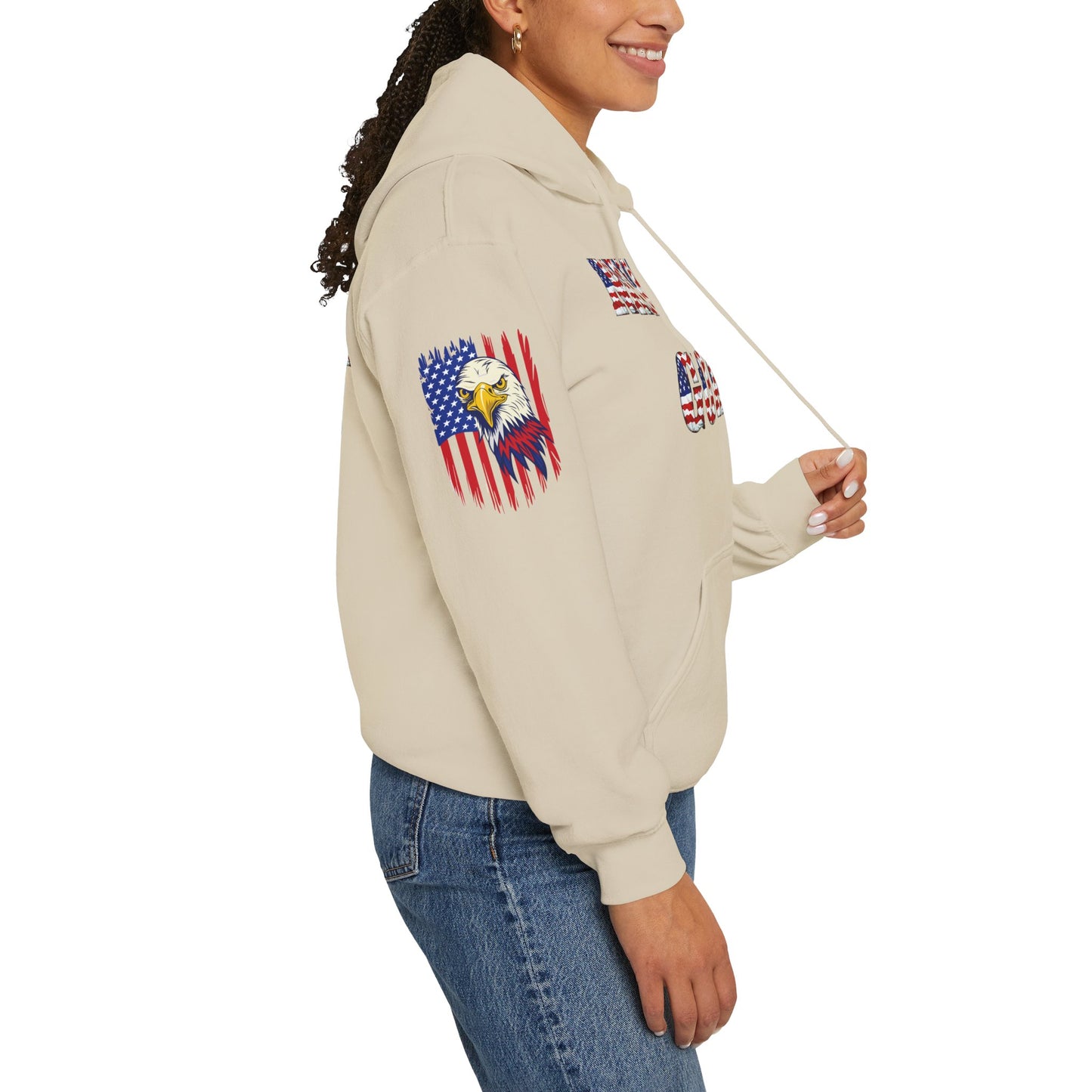 Princess Grace National Guard Patriotic Hoodie Unisex Heavy Blend Sweatshirt