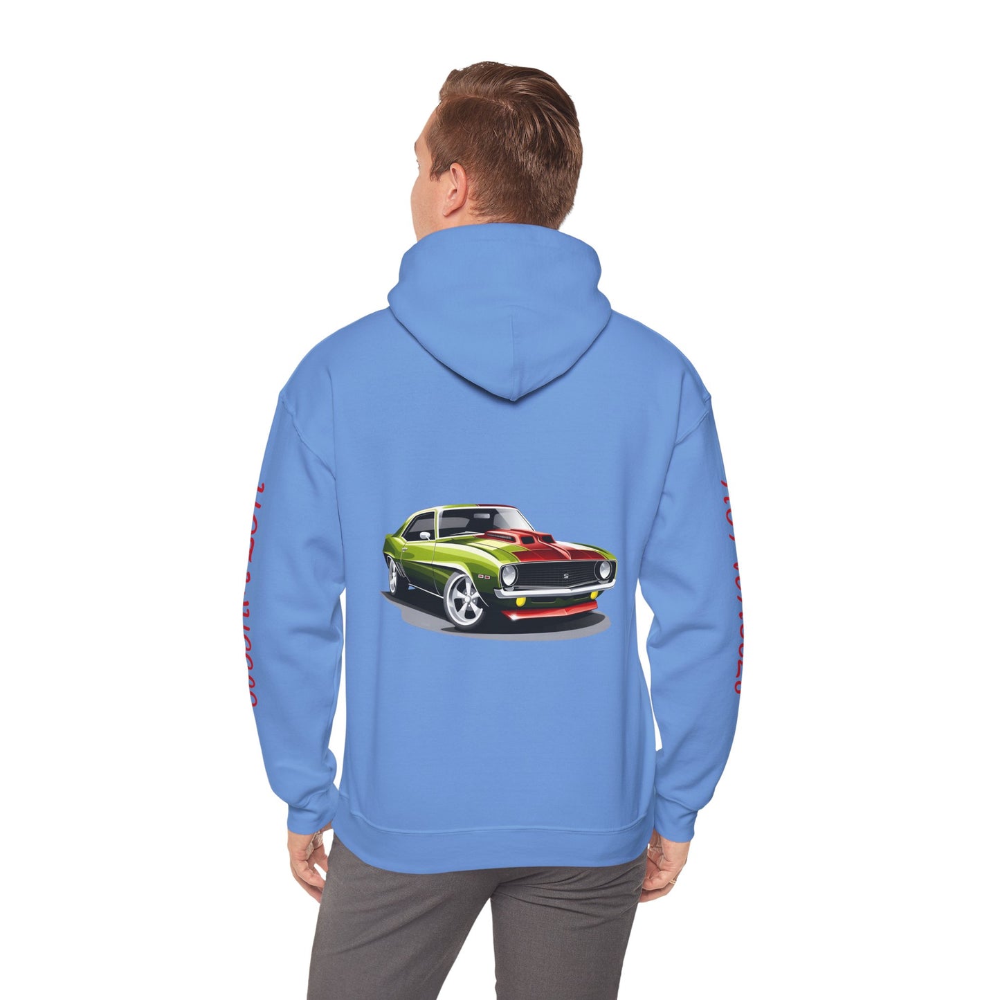 Princess Grace Retro Hot Wheels Graphic Hoodie for Car Enthusiasts