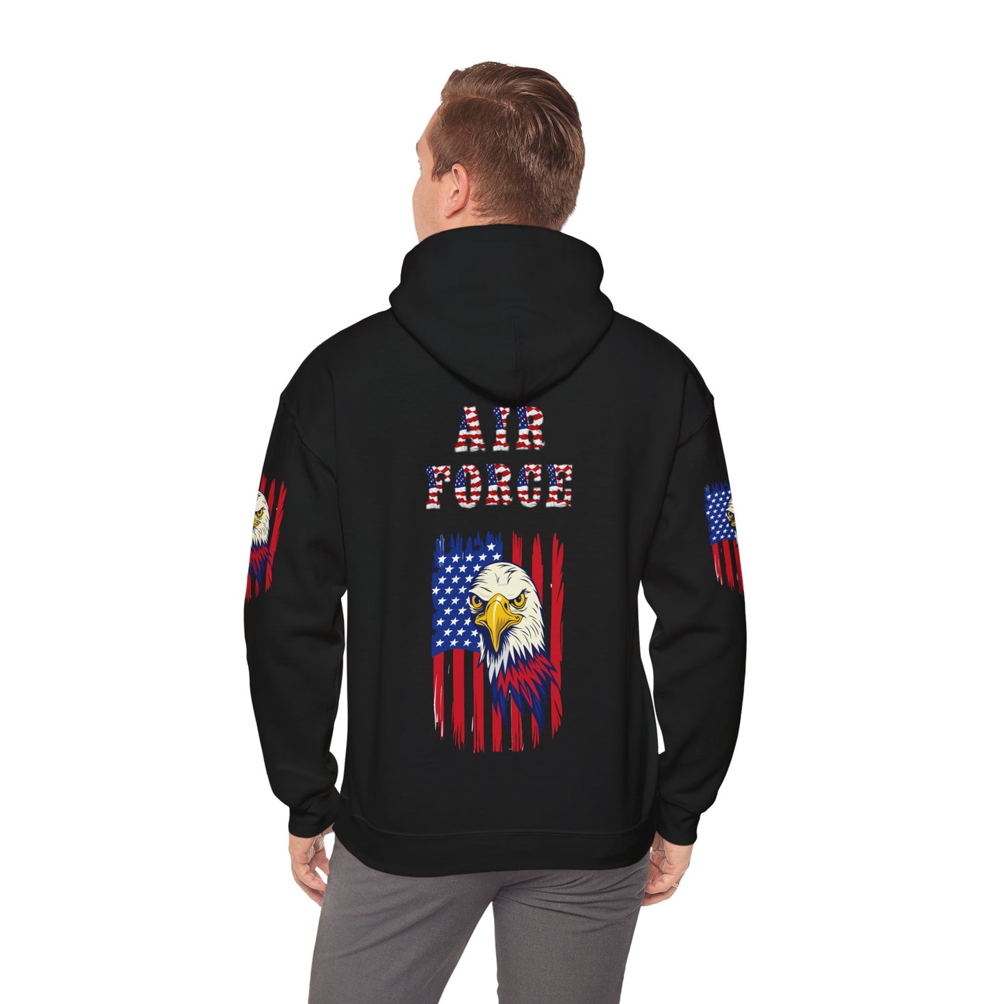 Princess Grace Unisex Air Force Hoodie with Eagle Design