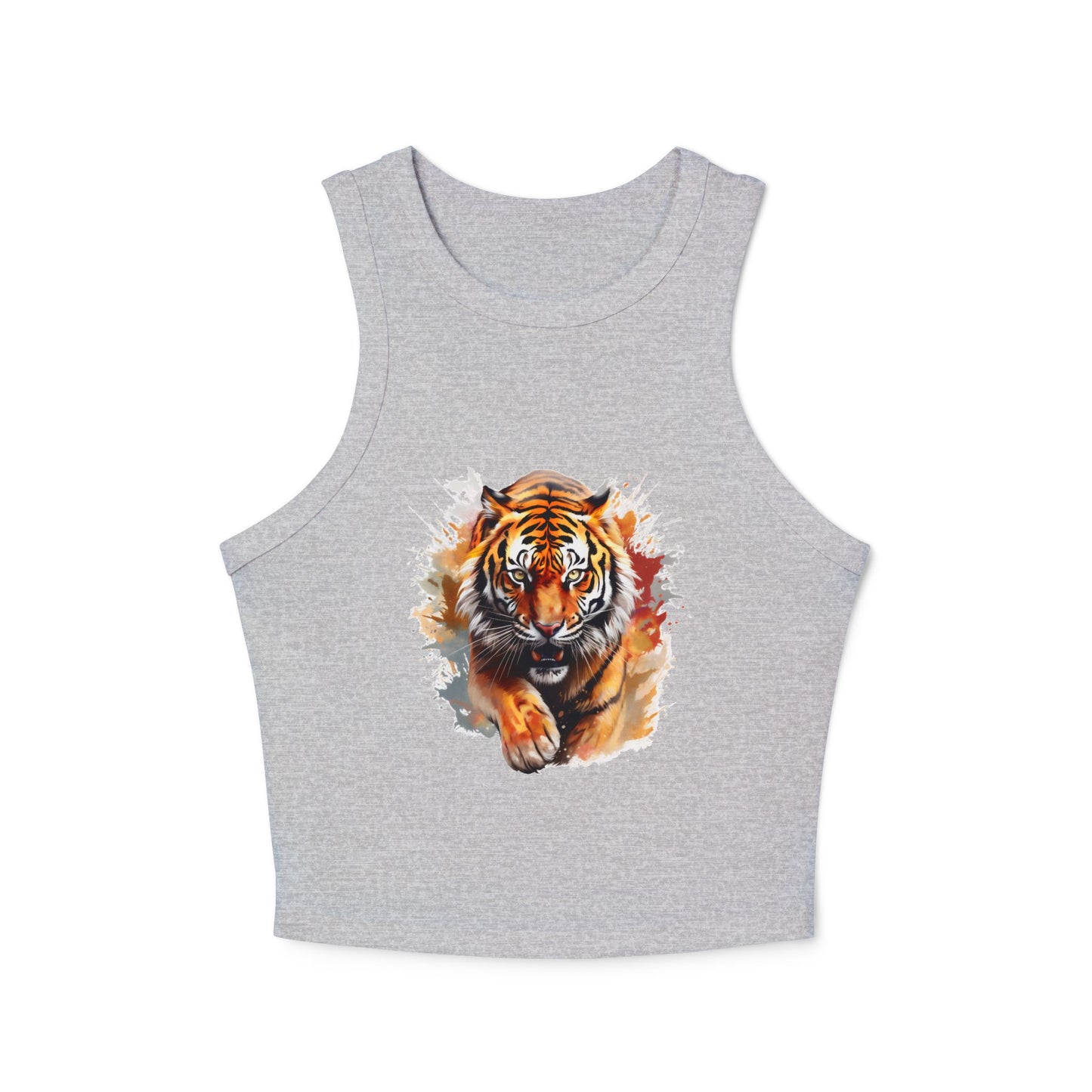 Princess Grace Fierce & Cute Tiger Print Tank Top for Women