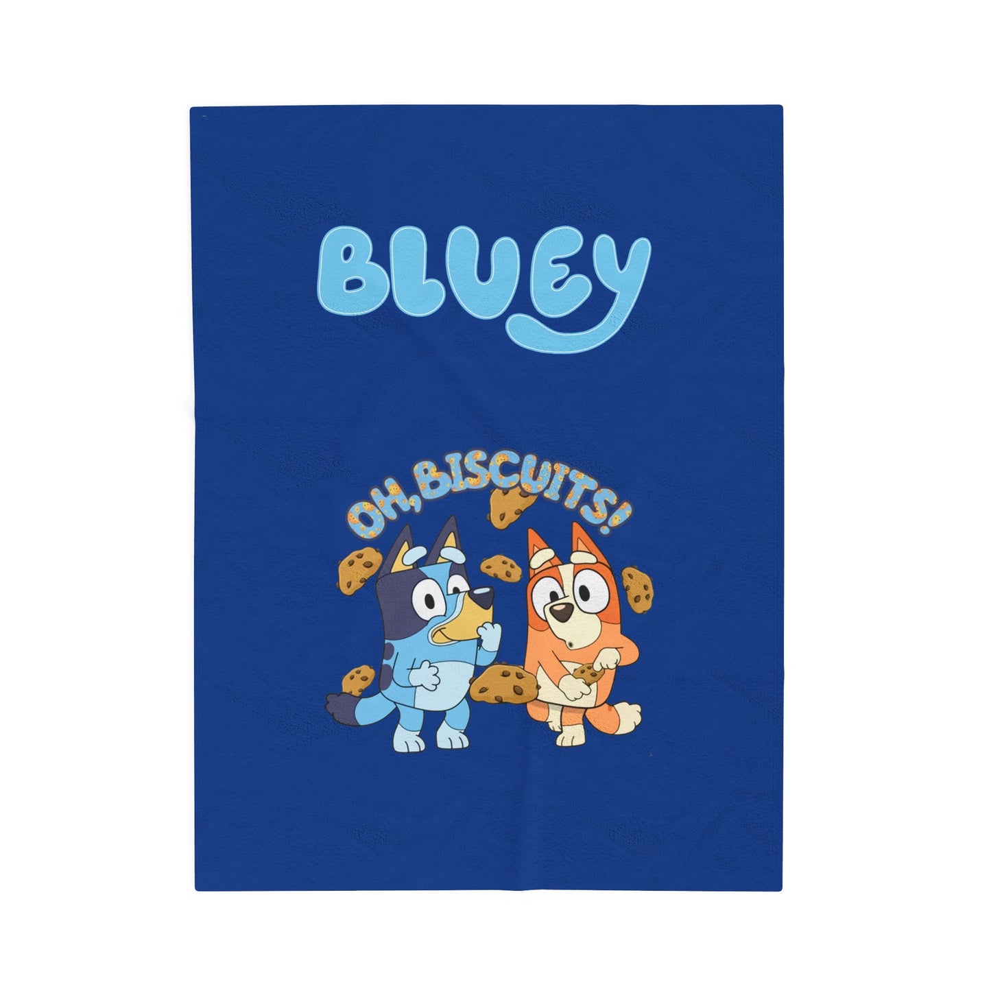 Princess Grace Bluey Plush Blanket Cozy & Fun for Kids Perfect for Movie Nights