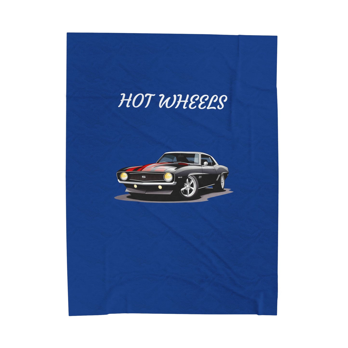 Princess Grace Hot Wheels Velveteen Plush Blanket Cozy Car Lover Gift