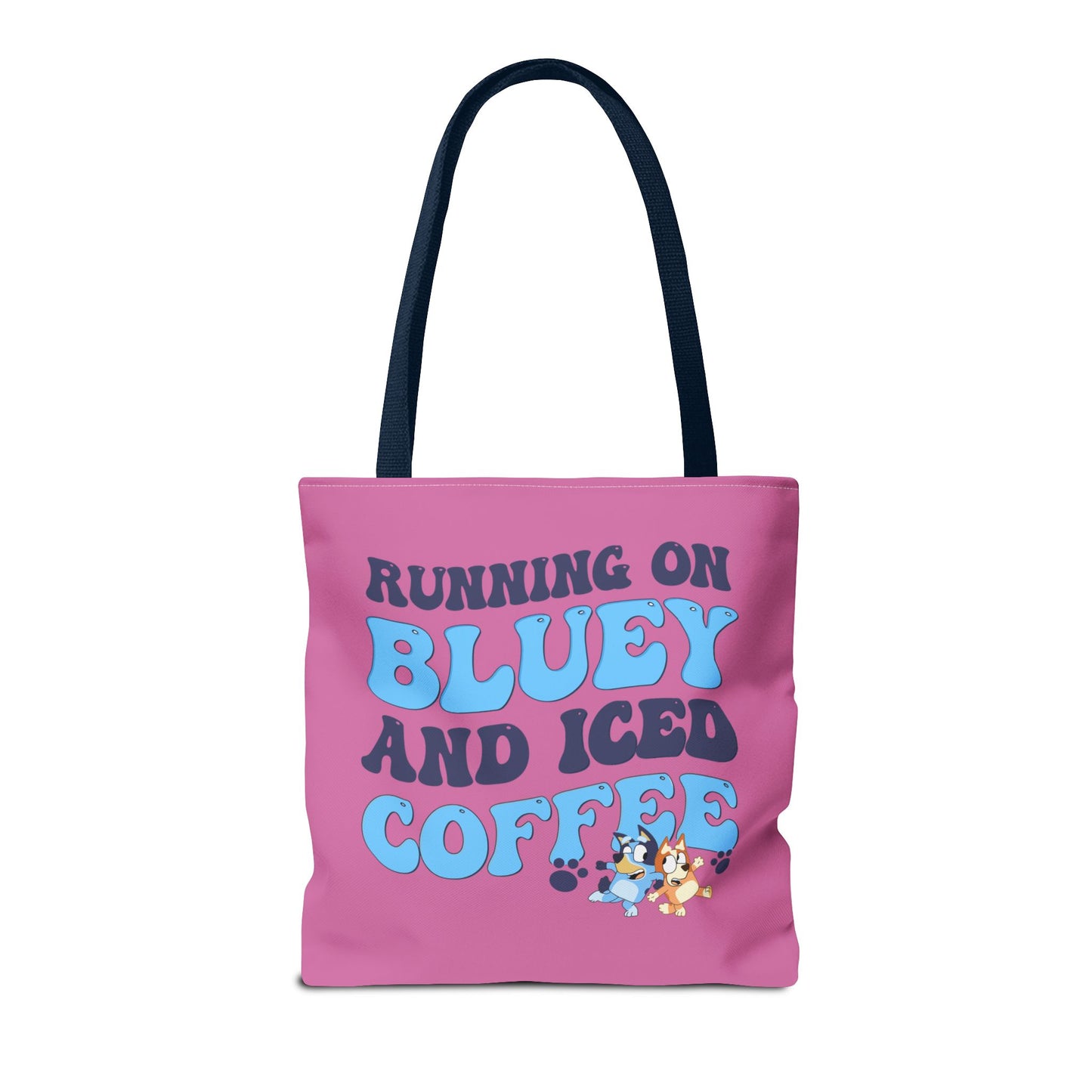 Princess Grace Cute Bluey Coffee Tote Bag Perfect for Dog Lovers & Coffee Enthusiasts