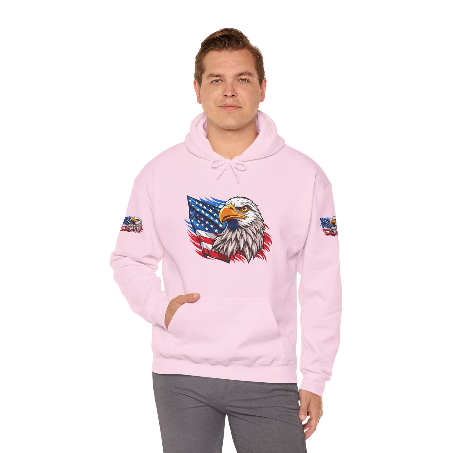 Princess Grace Patriotic Eagle Unisex Heavy Blend Hoodie