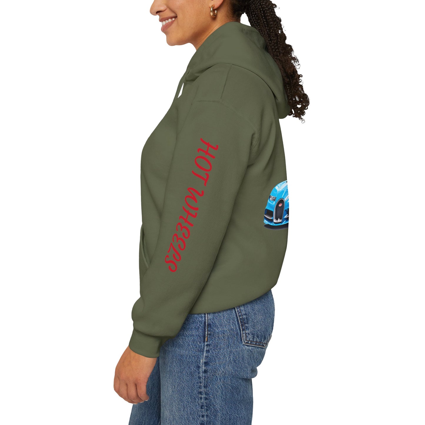 Princess Grace Cool Car Graphic Hoodie Hot Wheels Design for Auto Enthusiasts