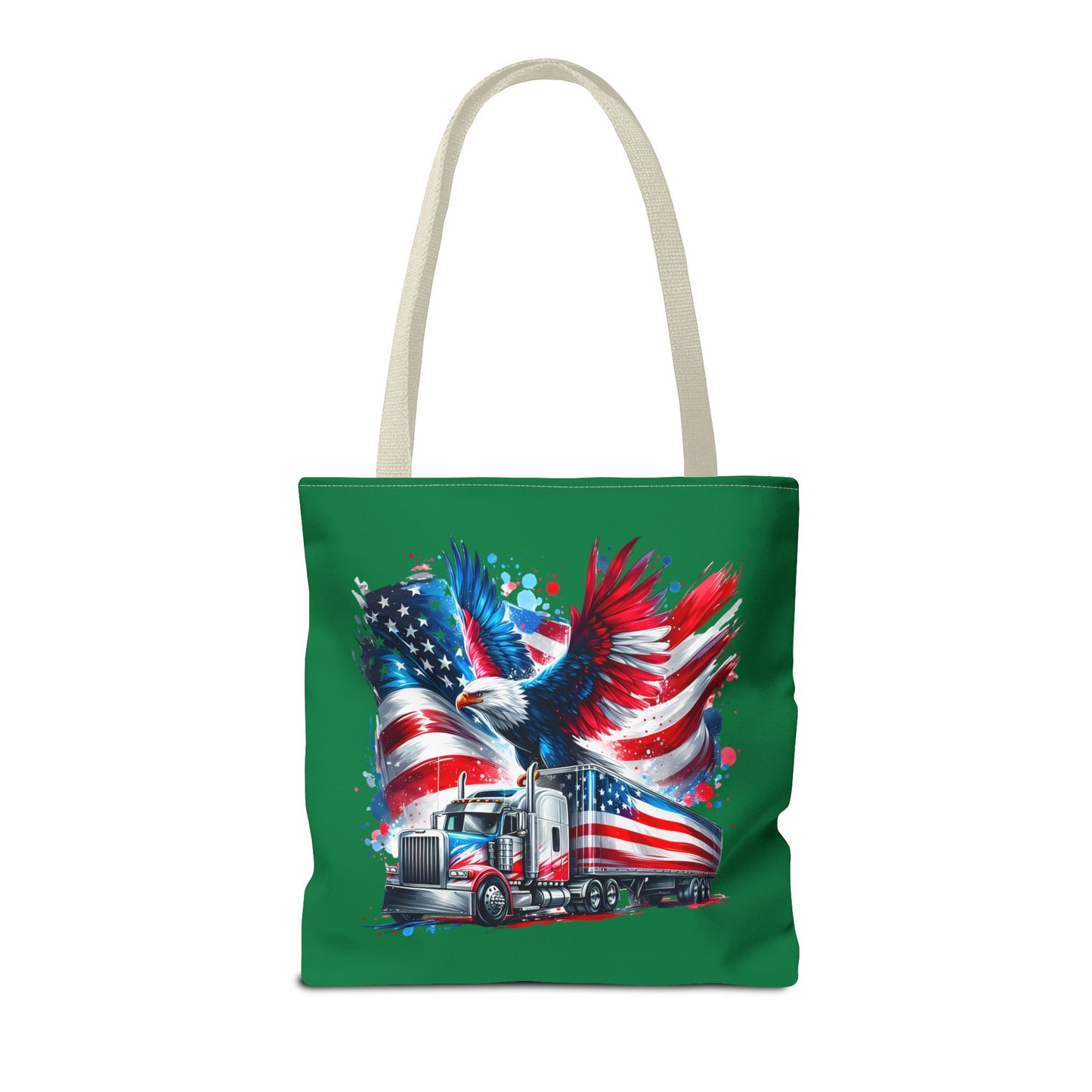 Princess Grace Patriotic Eagle Truck Tote Bag Celebrate Freedom and Adventure