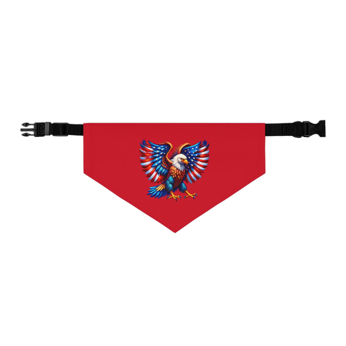 Princess Grace Patriotic Eagle Pet Bandana Collar Independence Day Dog Accessory