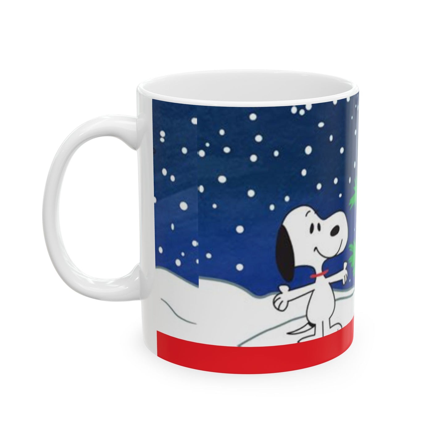 Princess Grace Whimsical Charlie Brown Christmas Ceramic Mug 11oz 15oz