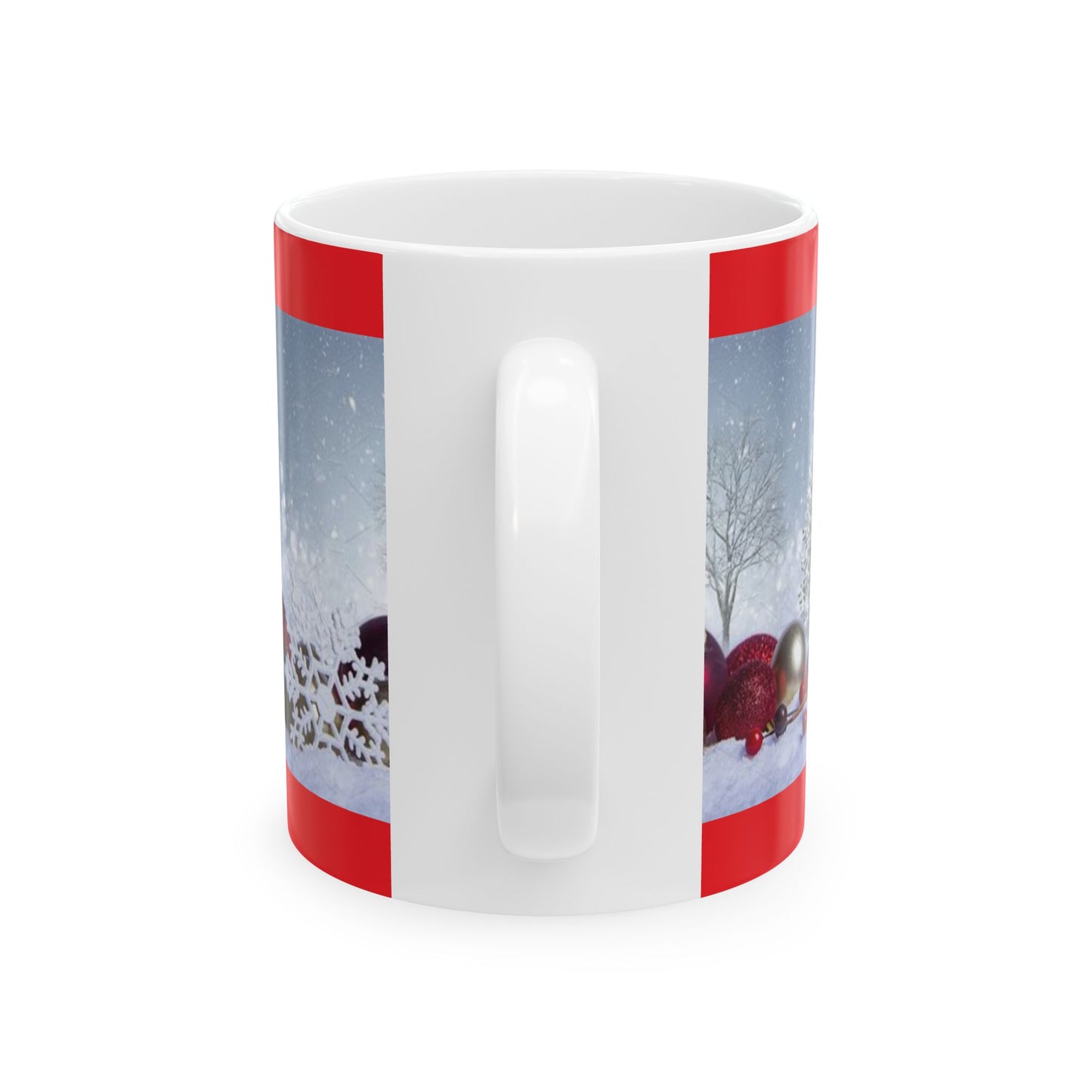 Princess Grace Festive Winter Wonderland Ceramic Mug Perfect Holiday Gift
