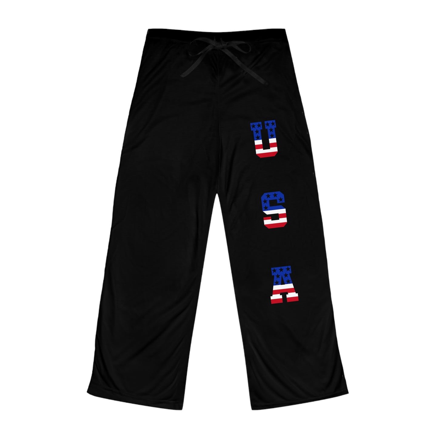 Princess Grace Patriotic Pajama Pants USA Flag Design Comfortable Sleepwear