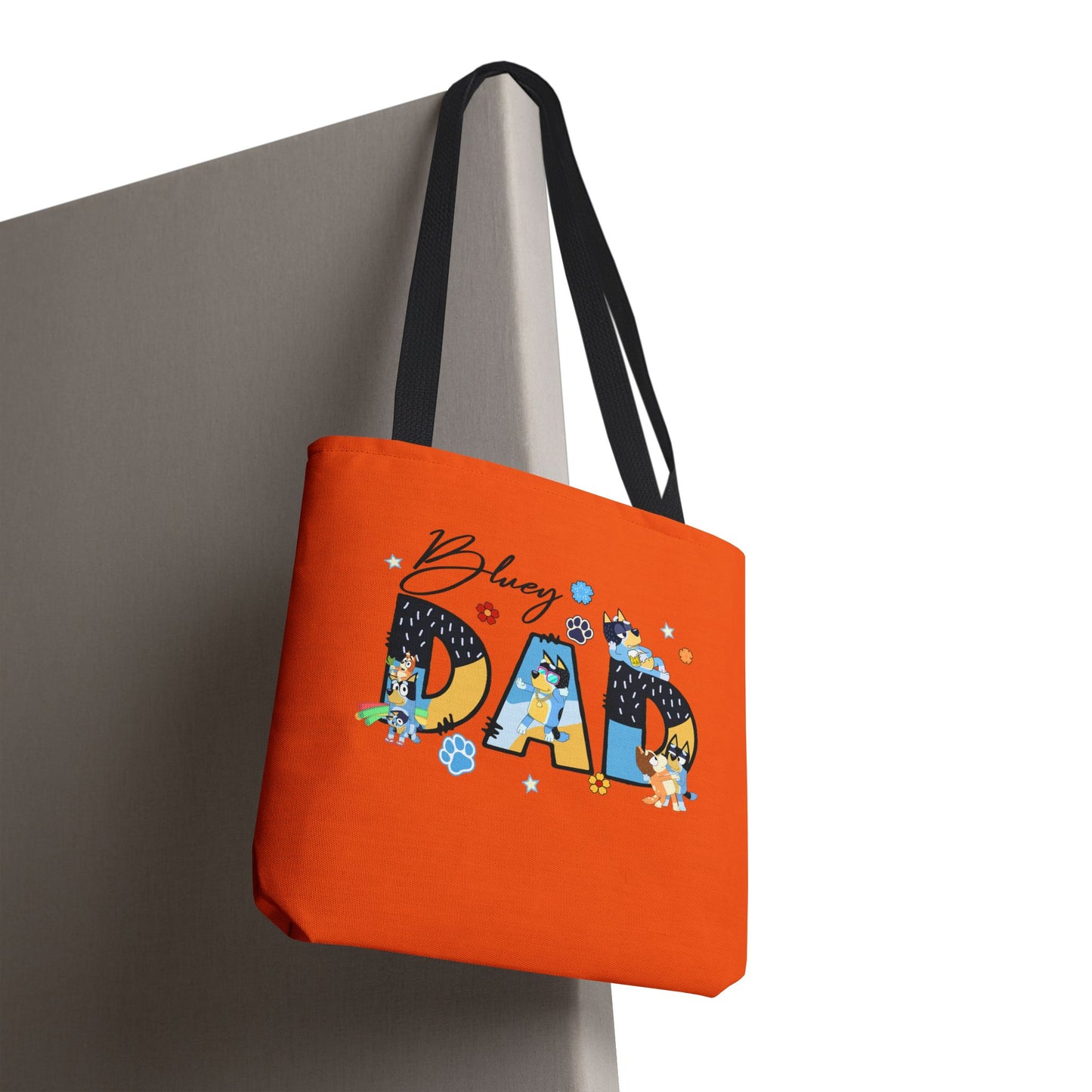 Princess Grace Bluey Dad Tote Bag Fun Playful Gift for Dog Lovers