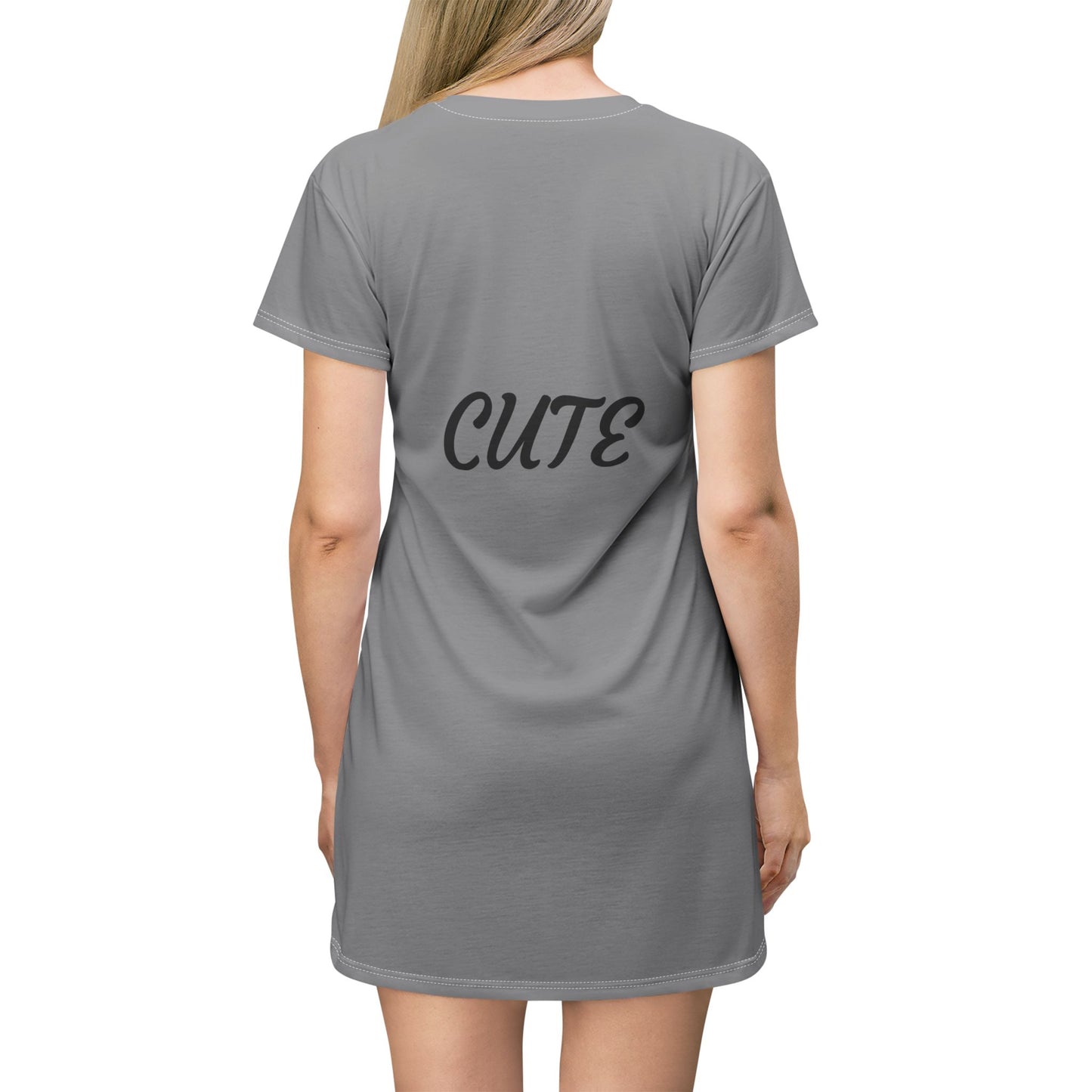 Princess Grace Cute Chic T-Shirt Dress for Casual Vibes