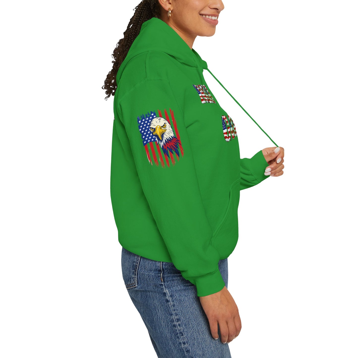 Princess Grace National Guard Patriotic Hoodie Unisex Heavy Blend Sweatshirt