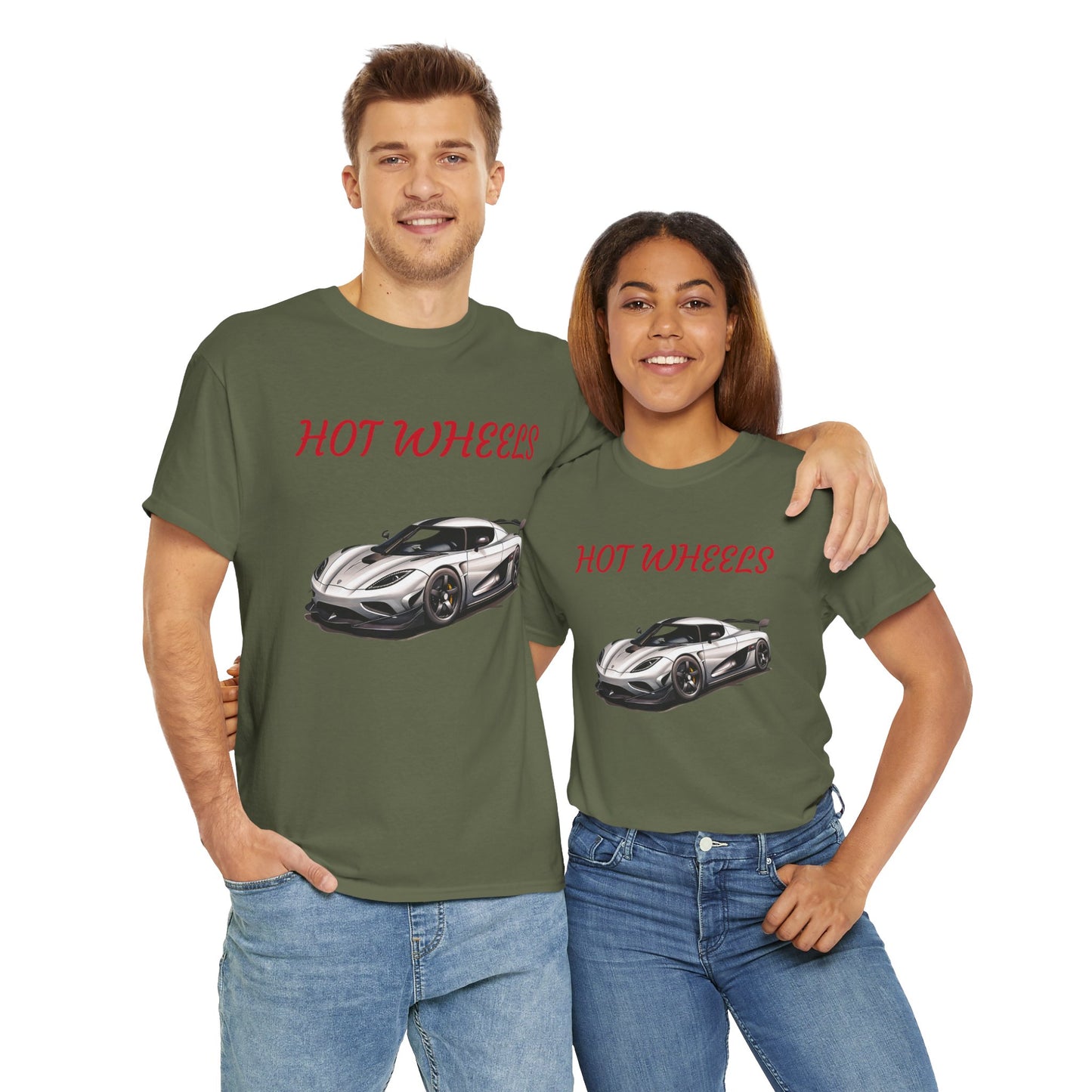 Princess Grace Hot Wheels Unisex Heavy Cotton Tee Car Enthusiast Shirt