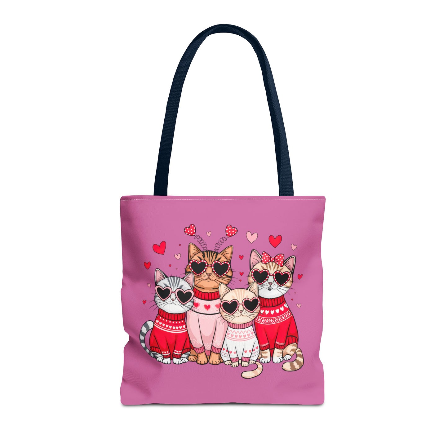 Princess Grace Cute Cat Lover Tote Bag Stylish Pet Themed Pink Bag for Animal Lovers