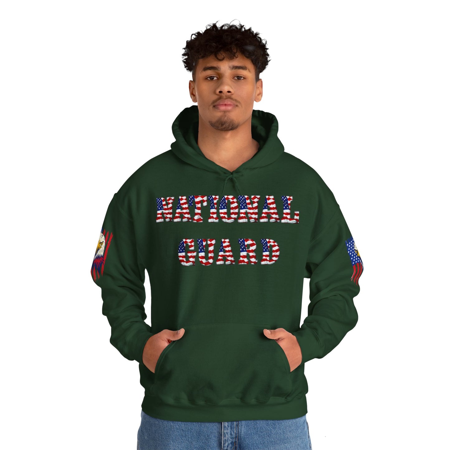 Princess Grace National Guard Patriotic Hoodie Unisex Heavy Blend Sweatshirt