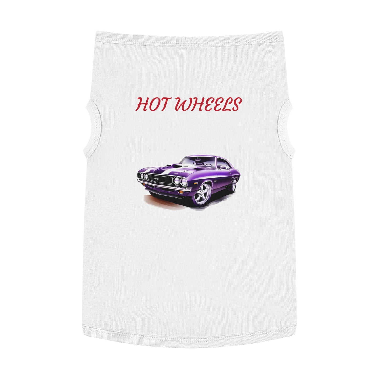 Princess Grace Hot Wheels Pet Tank Top Hot Wheels Car Design for Stylish Pets