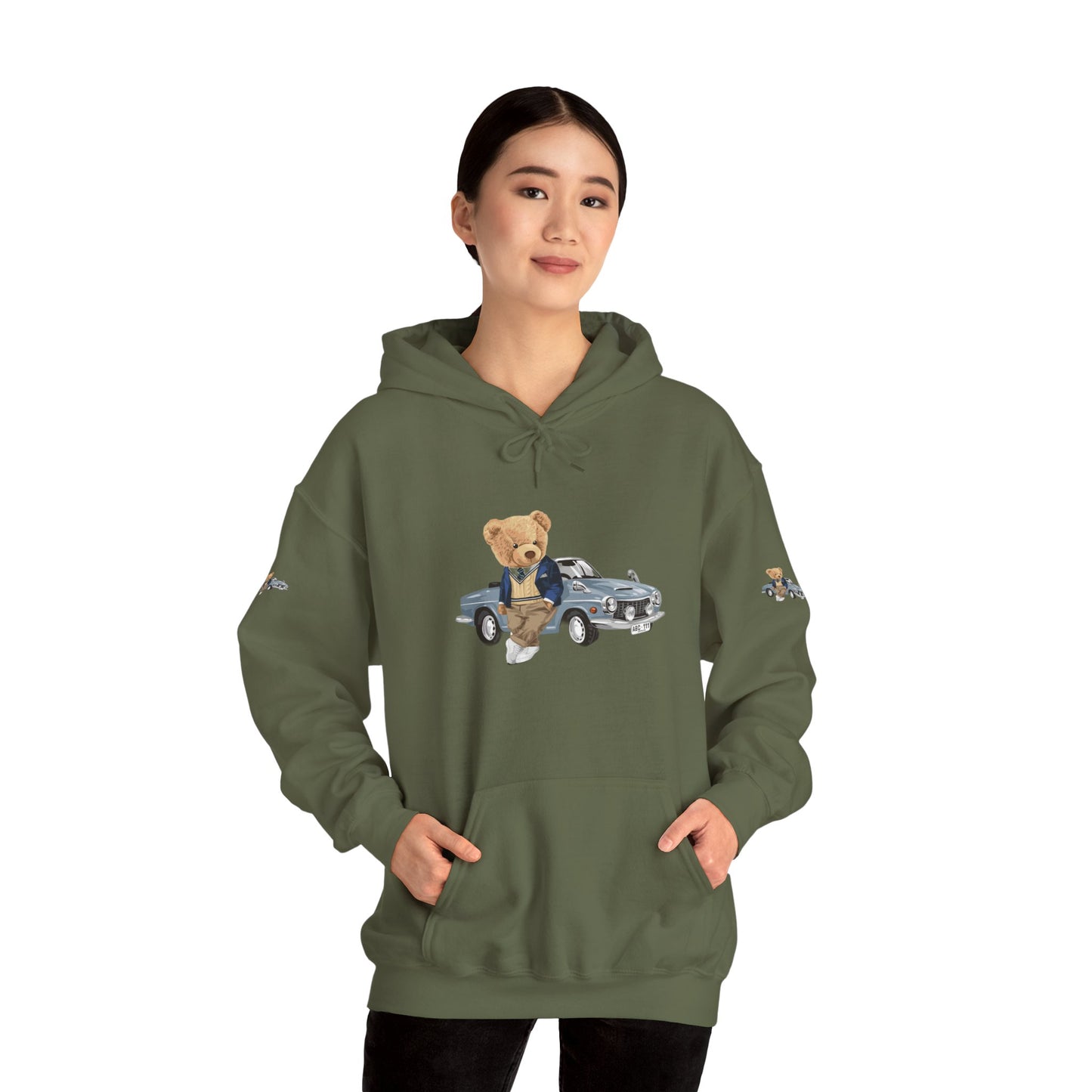 Princess Grace Luxury Bear Hoodie Chic & Cozy Unisex Sweatshirt