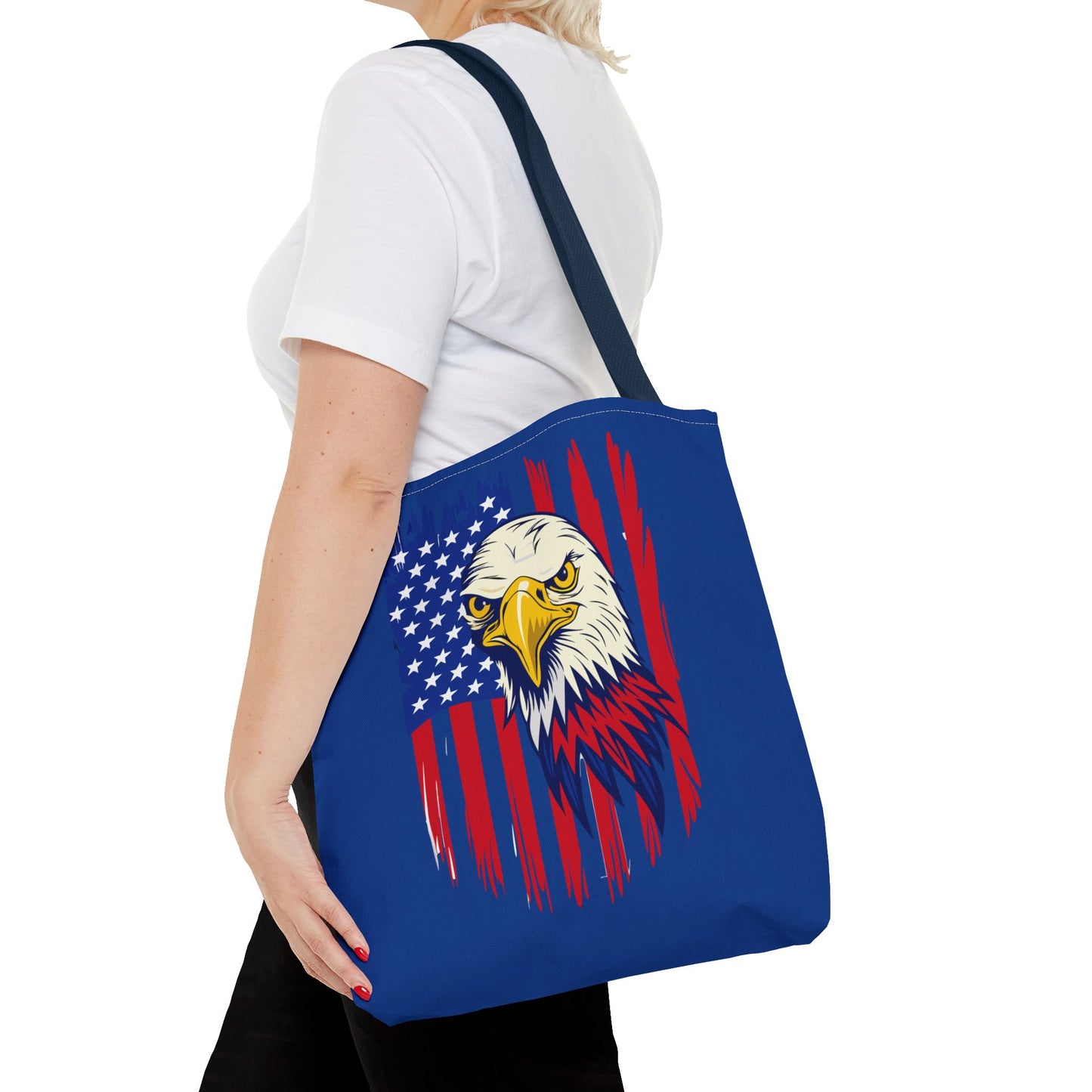 Princess Grace Patriotic Eagle Tote Bag Bold American Spirit