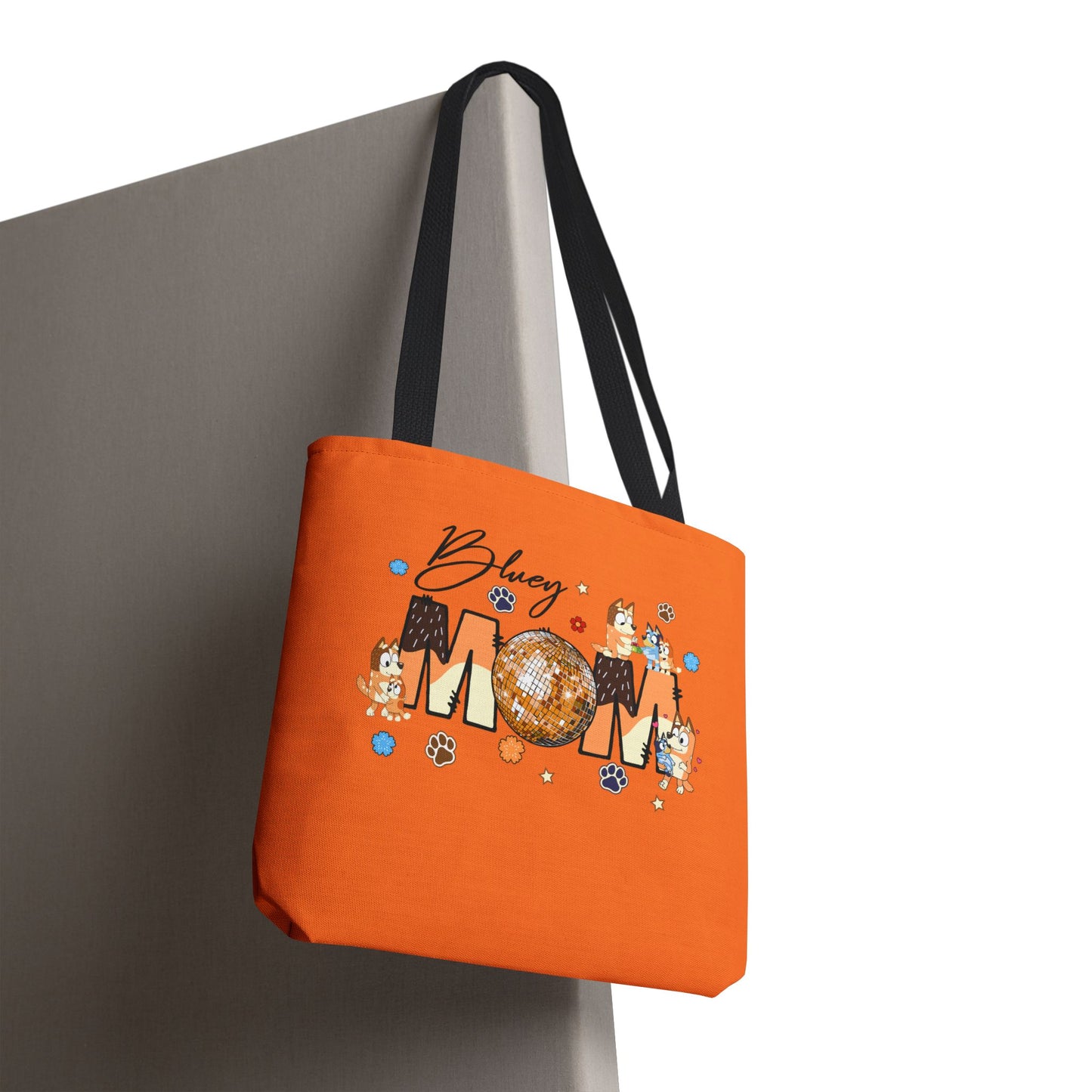 Princess Grace Chic Bluey Mom Tote Bag Stylish Dog-Themed Accessory for Pet Lovers