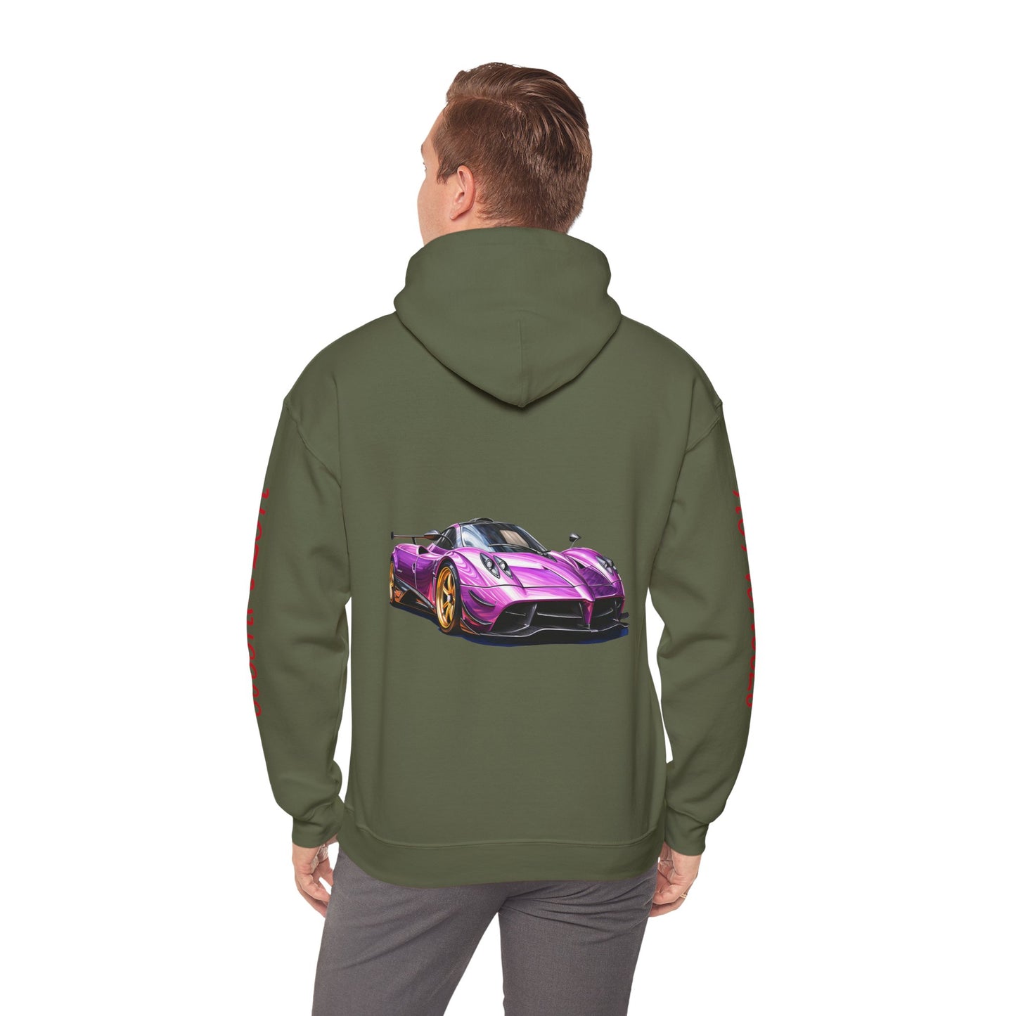 Princess Grace Hot Wheels Graphic Hoodie for Car Enthusiasts