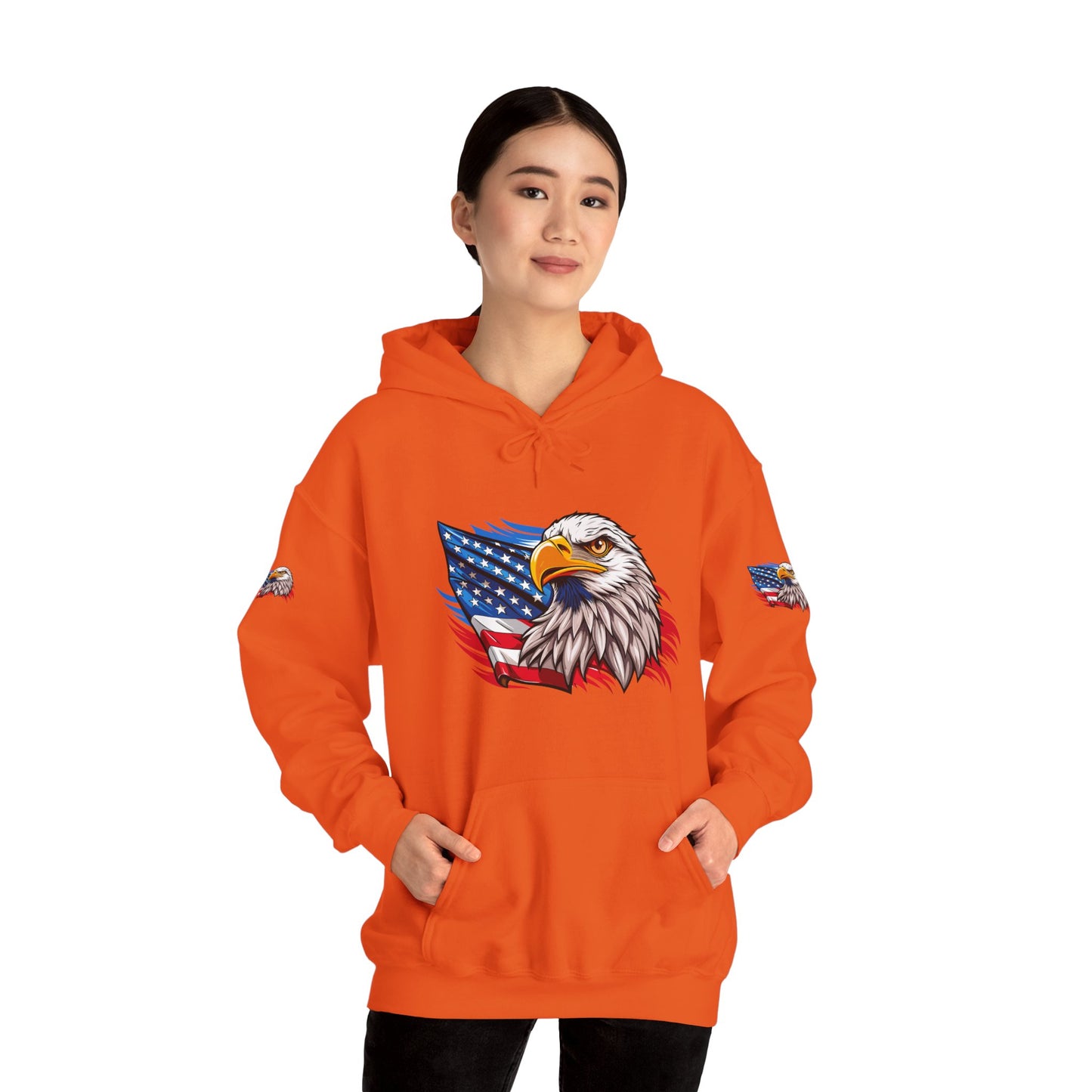 Princess Grace Patriotic Eagle Unisex Heavy Blend Hoodie
