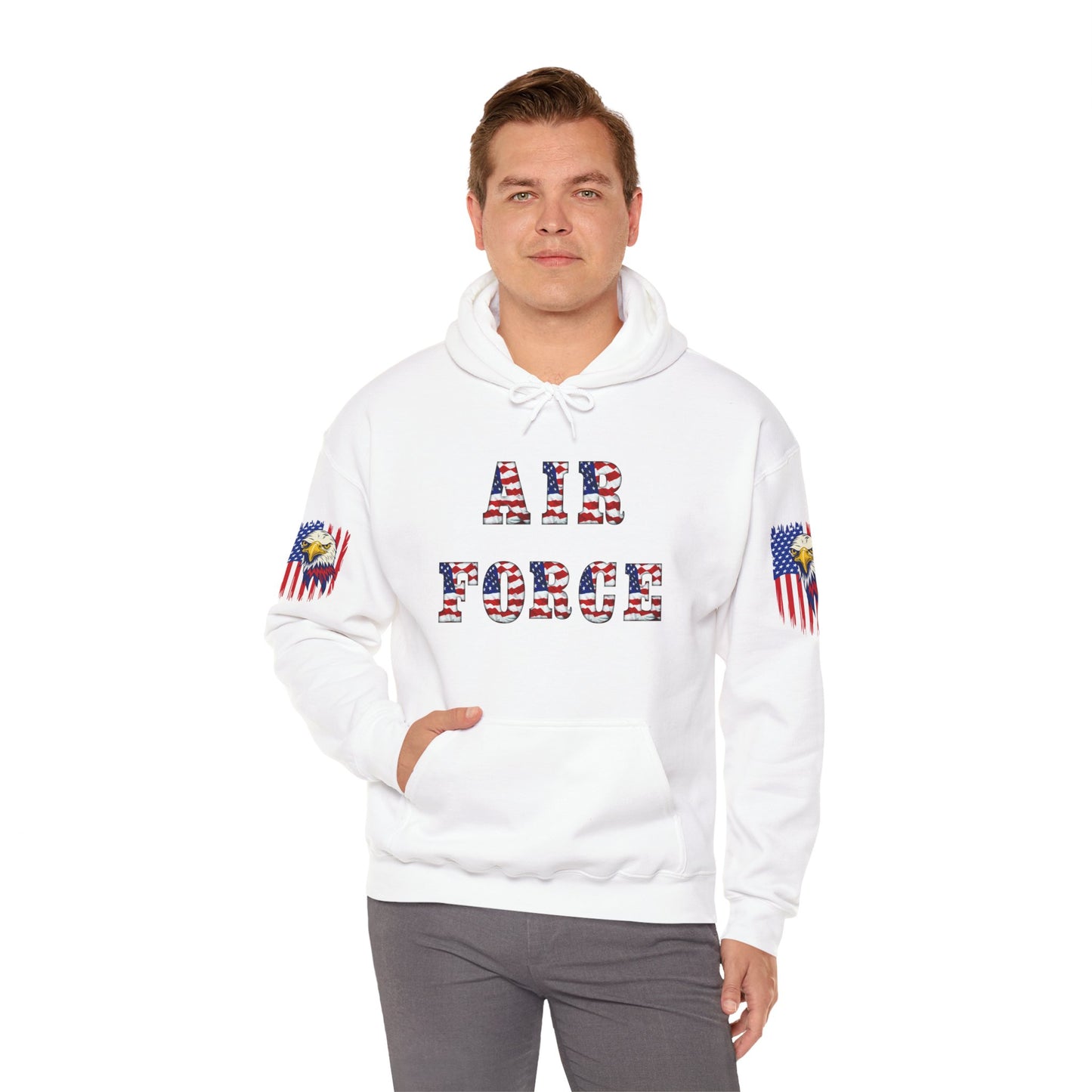 Princess Grace Unisex Air Force Hoodie with Eagle Design