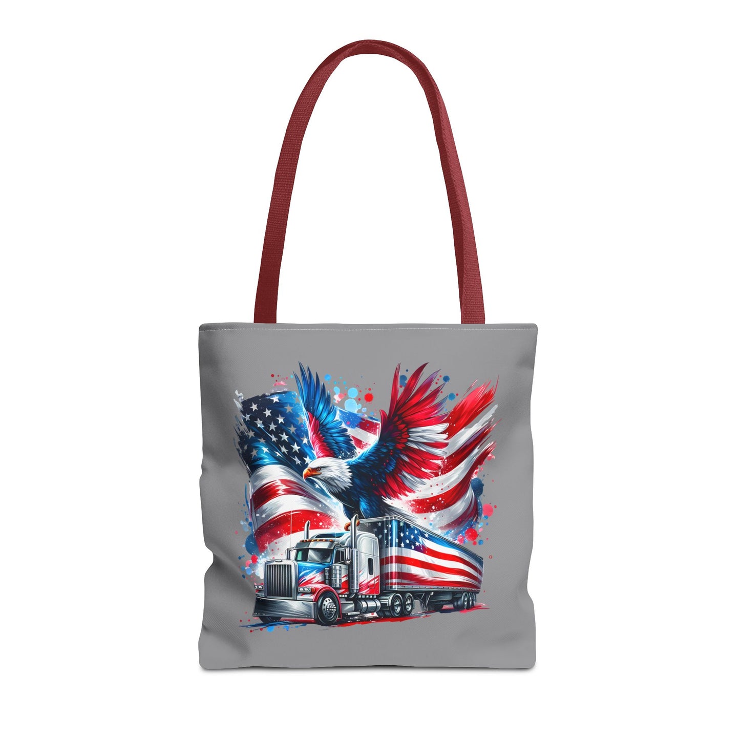 Princess Grace Patriotic Eagle Truck Tote Bag Perfect for Independence Day & Everyday Use