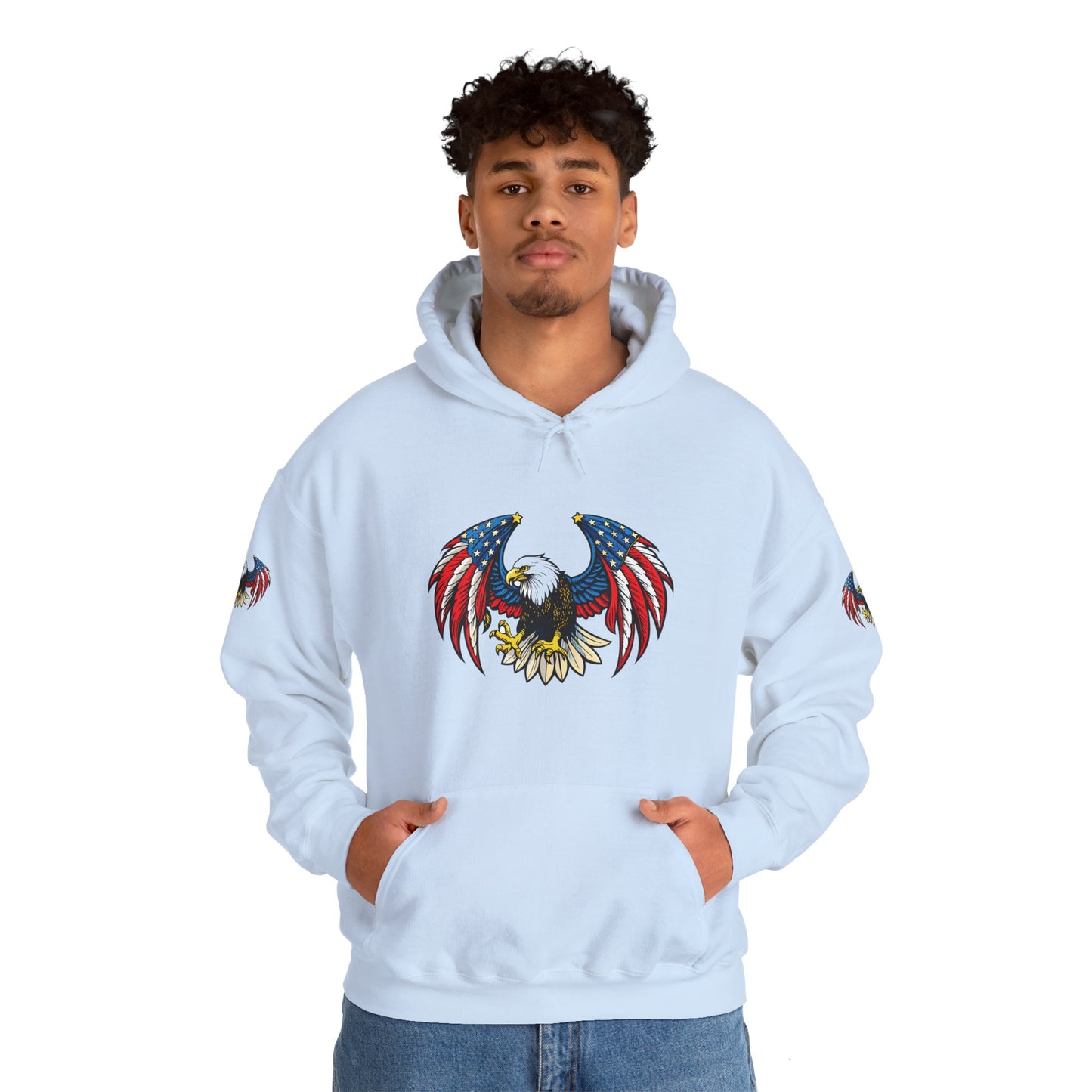 Princess Grace American Eagle Emblem Patriotic Unisex Hoodie