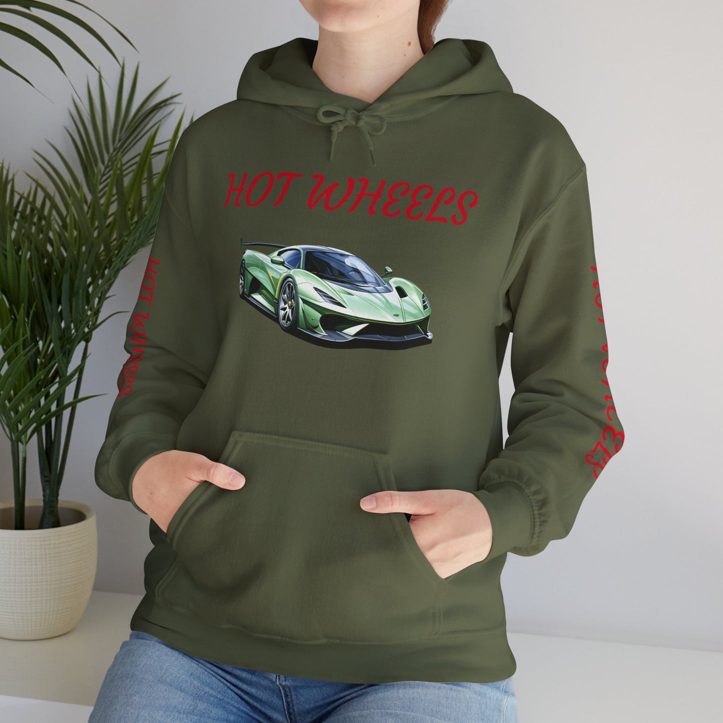 Princess Grace Hot Wheels Unisex Hooded Sweatshirt Sports Car Lovers Collection