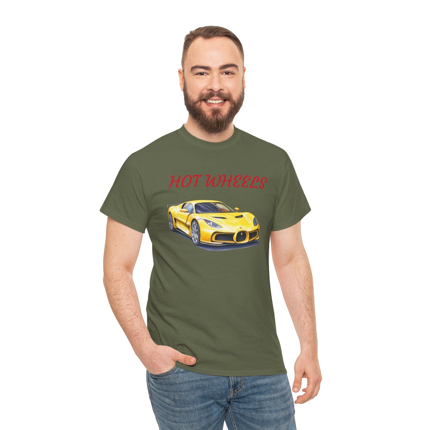 Princess Grace Hot Wheels Unisex Heavy Cotton Tee Perfect Gift for Car Enthusiasts
