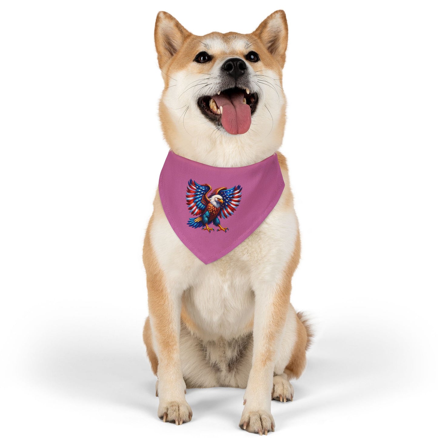 Princess Grace Patriotic Eagle Pet Bandana Collar for Dogs