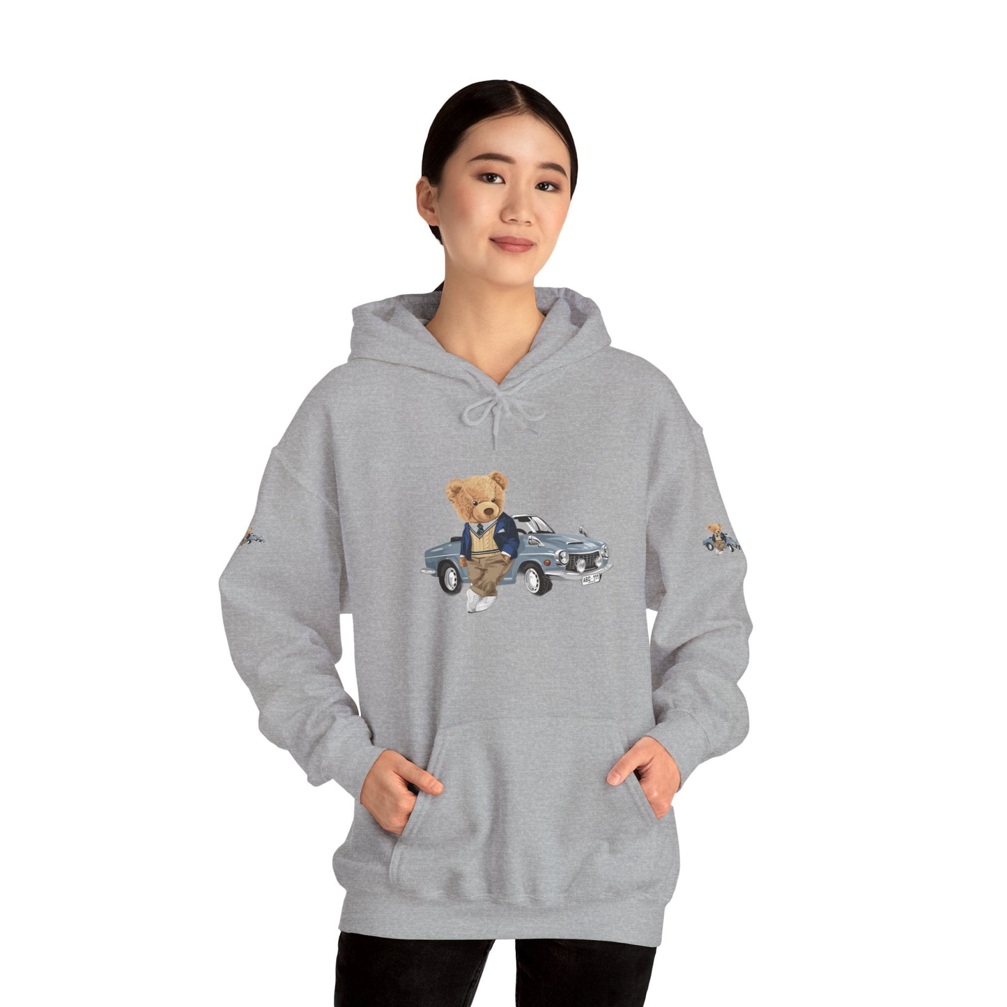 Princess Grace Luxury Bear Hoodie Chic & Cozy Unisex Sweatshirt