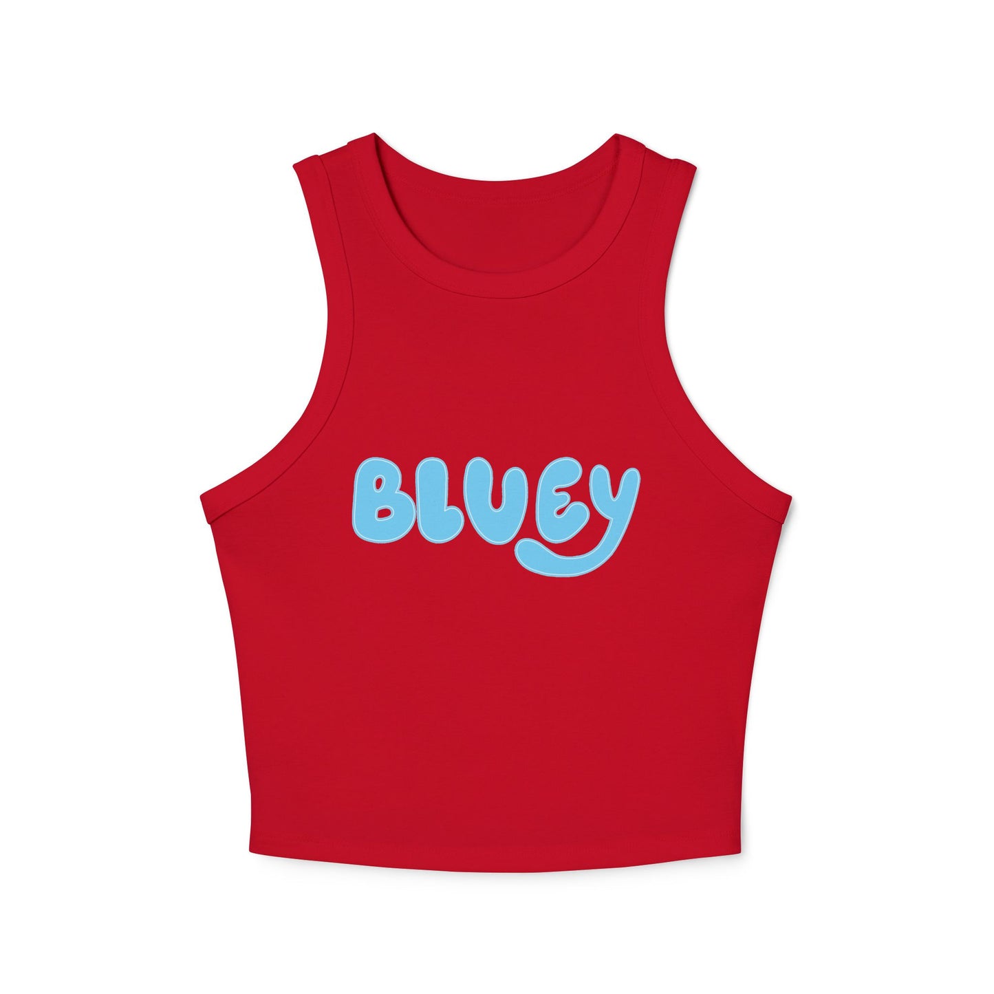 Princess Grace Cute Bluey Women's Micro Rib Racer Tank Top Summer Playwear