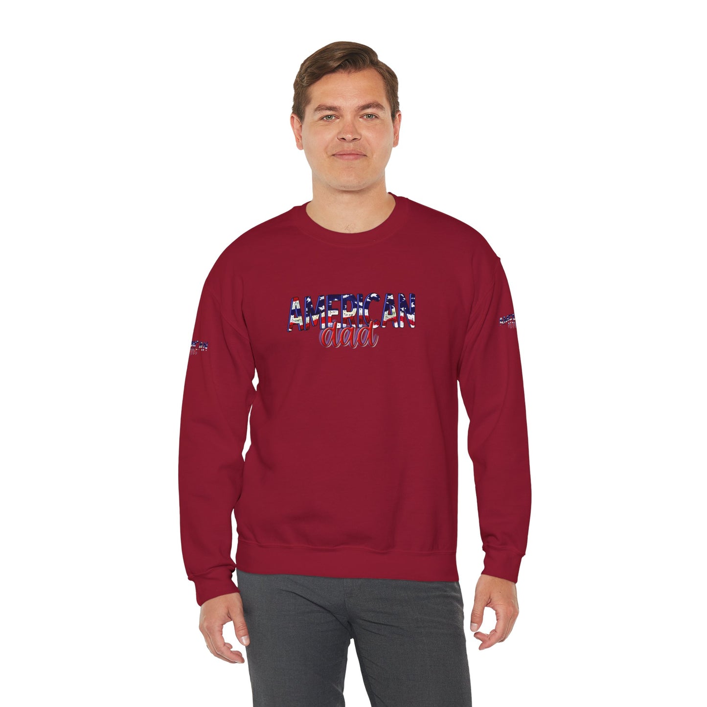 Princess Grace American Dad Unisex Crewneck Sweatshirt Patriotic Gift for Father's Day