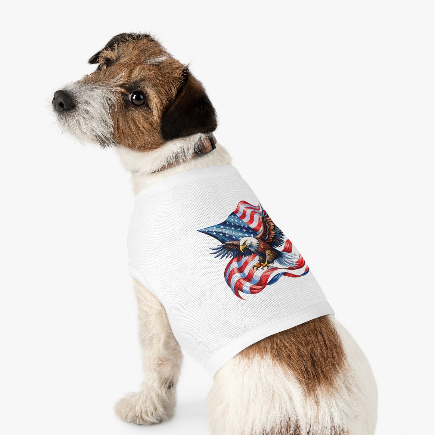 Princess Grace Patriotic Eagle Pet Tank Top for Celebrations