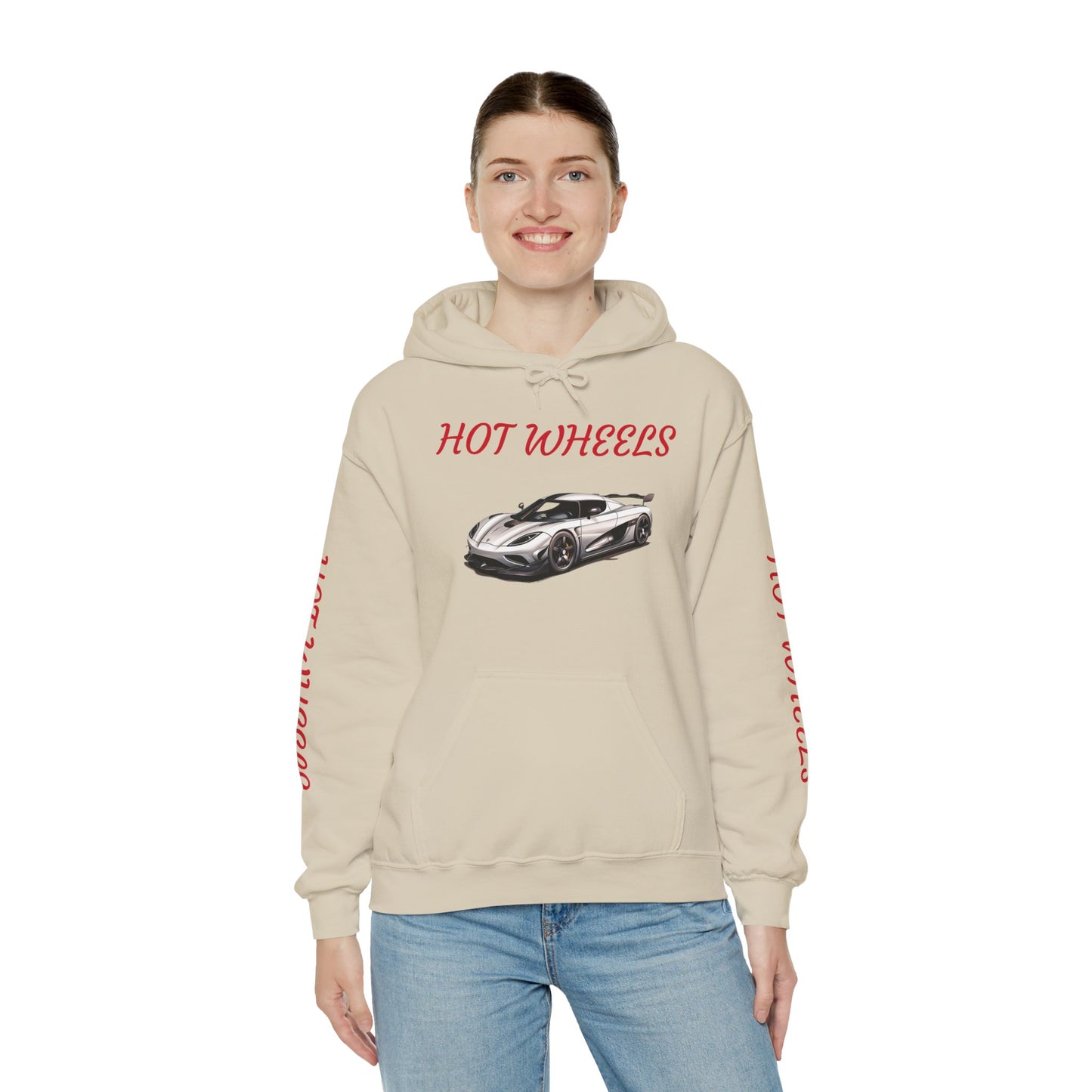 Princess Grace Hot Wheels Car Sweatshirt Unisex Heavy Blend Hoodie for Automotive Enthusiasts