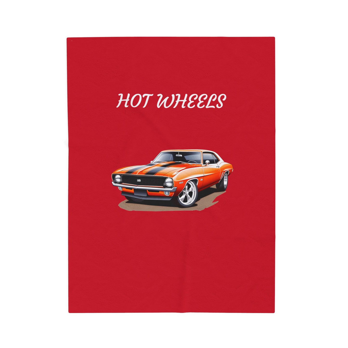 Princess Grace Hot Wheels Velveteen Plush Blanket Cozy Car Throw for Racing Fans